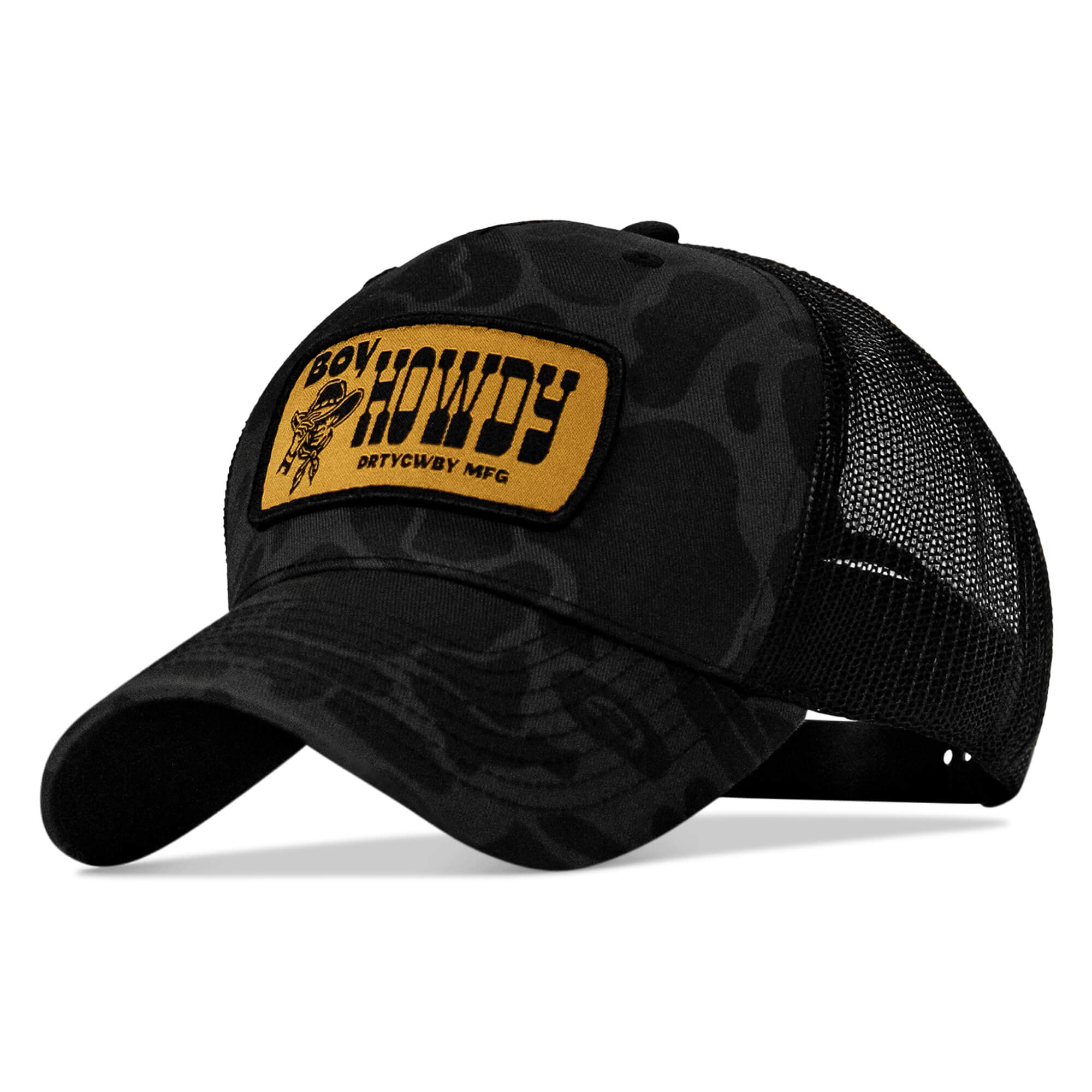 Boy Howdy Western Patch Snapback Hat