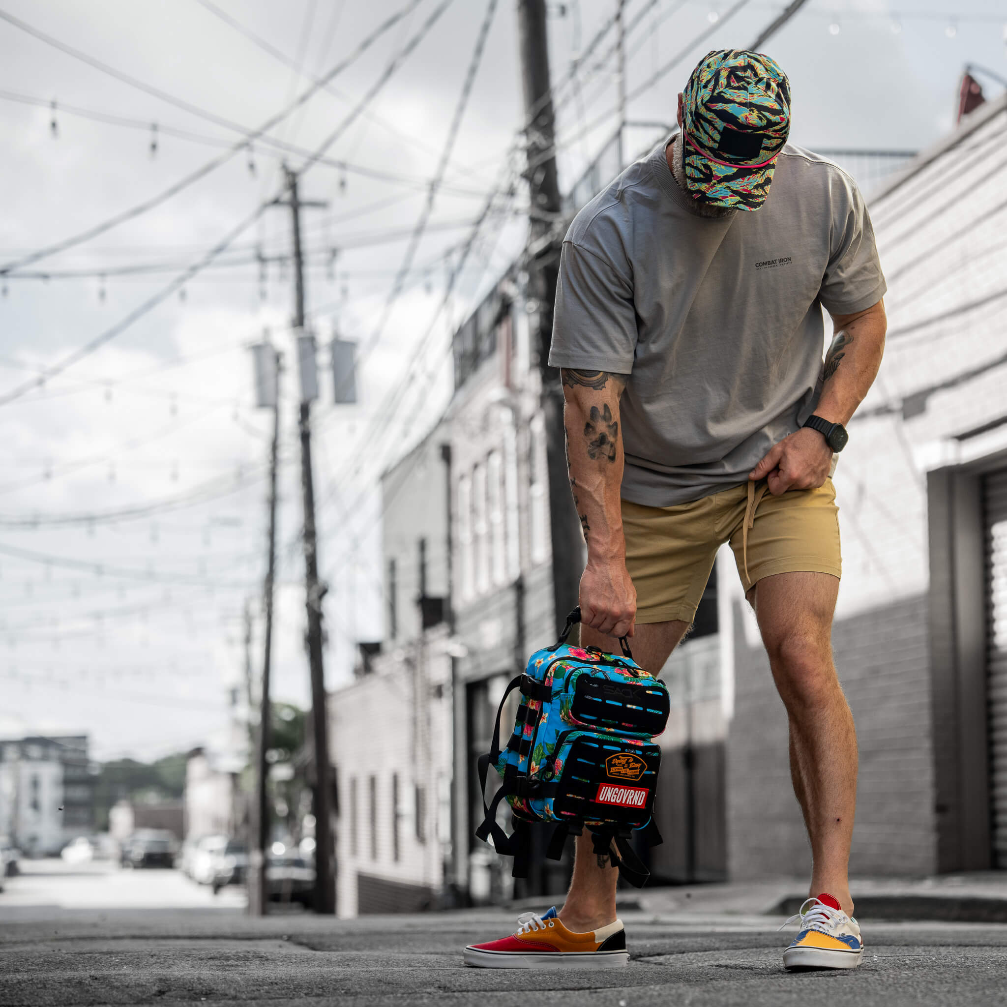USA Flag Patch Weekender Style Performance Snapback Hat