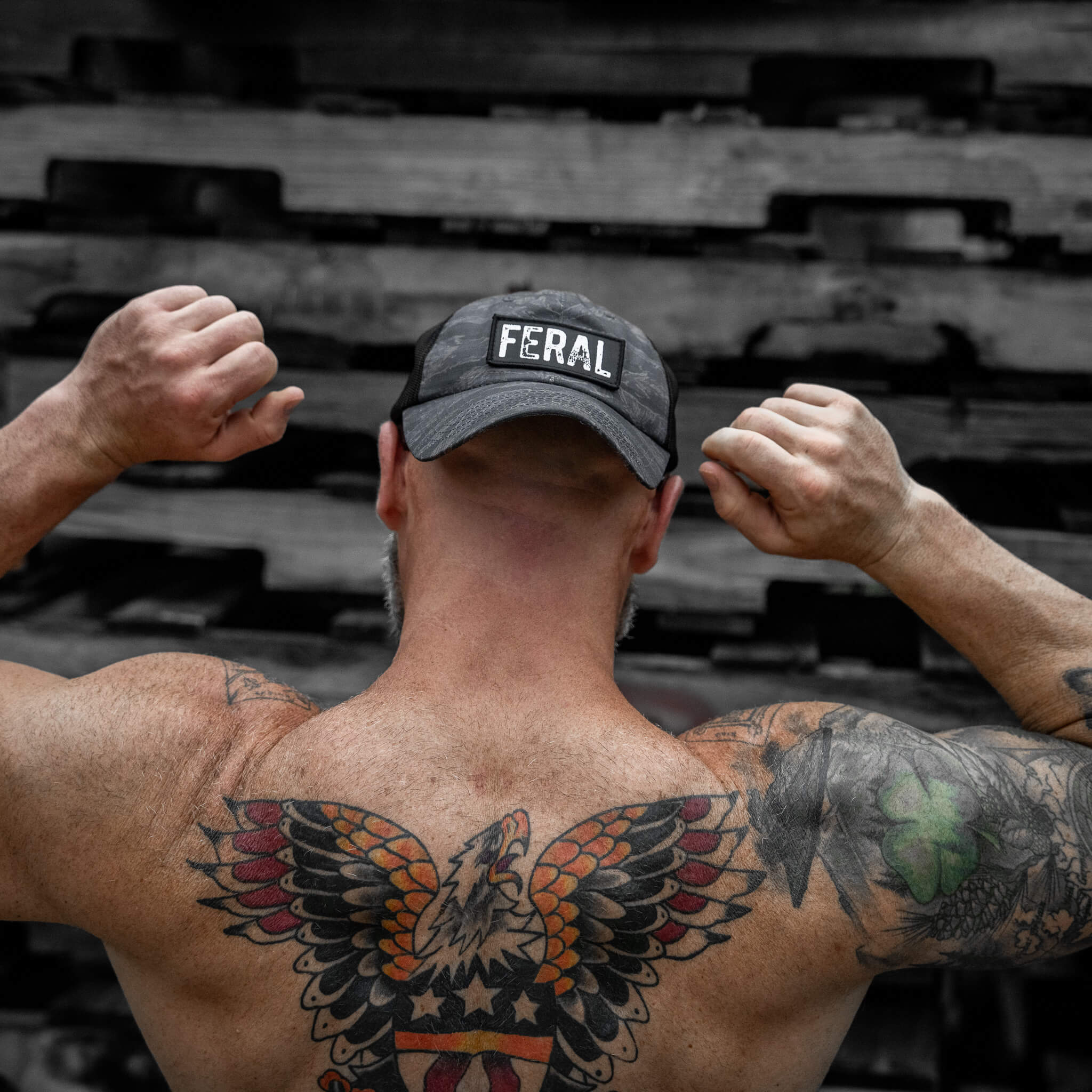 Feral Patch Low Profile RipStop Snapback Hat