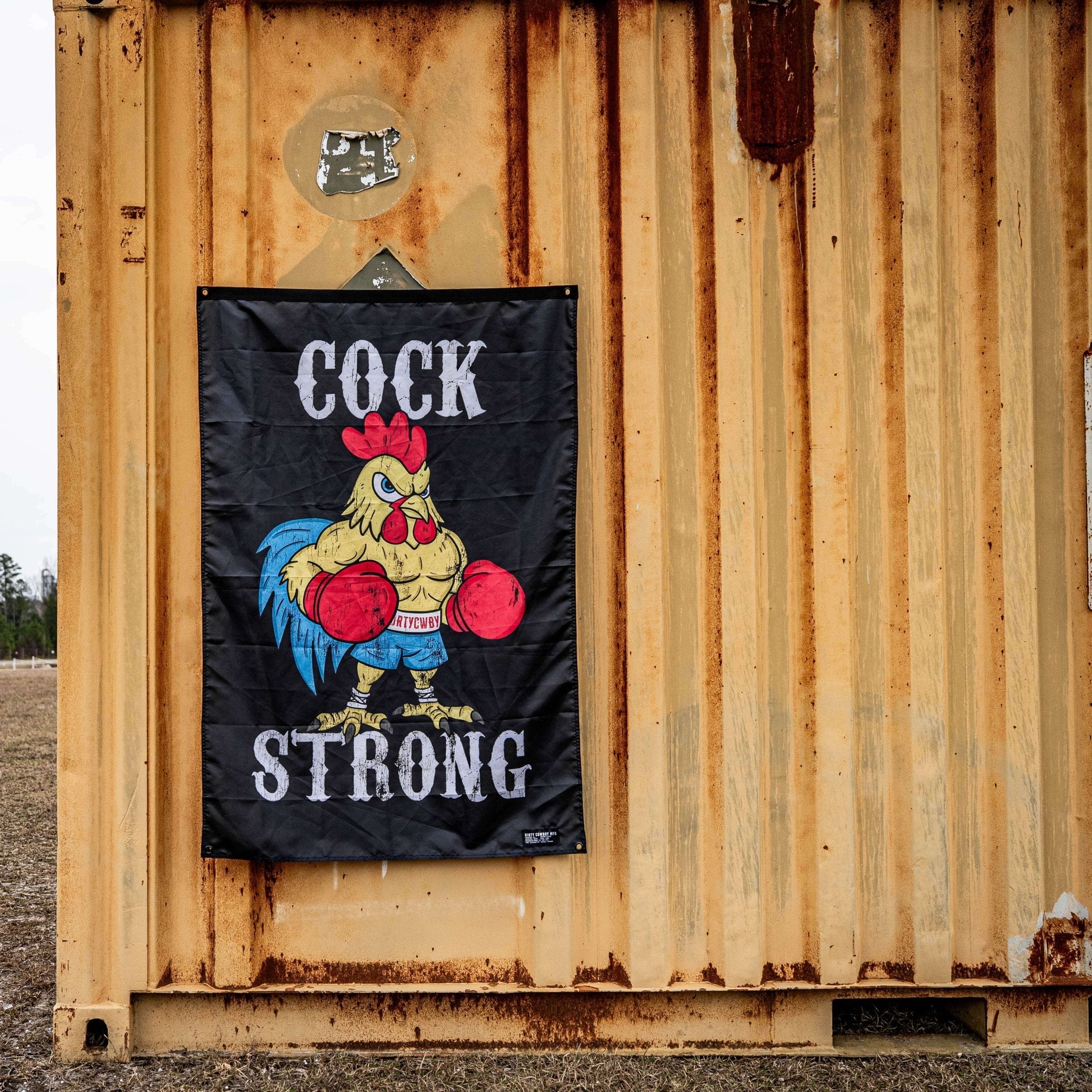 Cock Strong Boxing Chicken 3' X 5' Flag