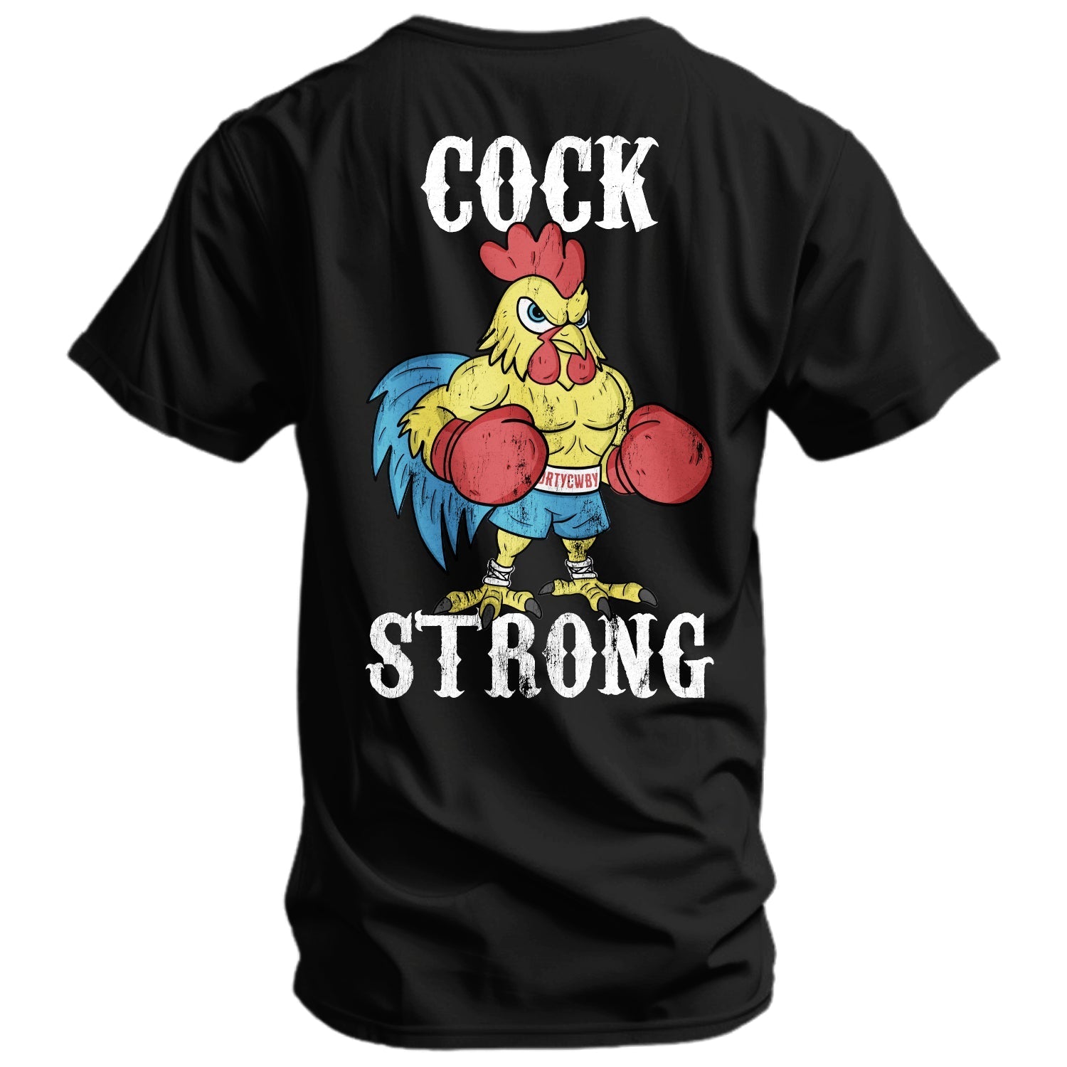 Boxing Chicken C*ck Strong Men's T-Shirt
