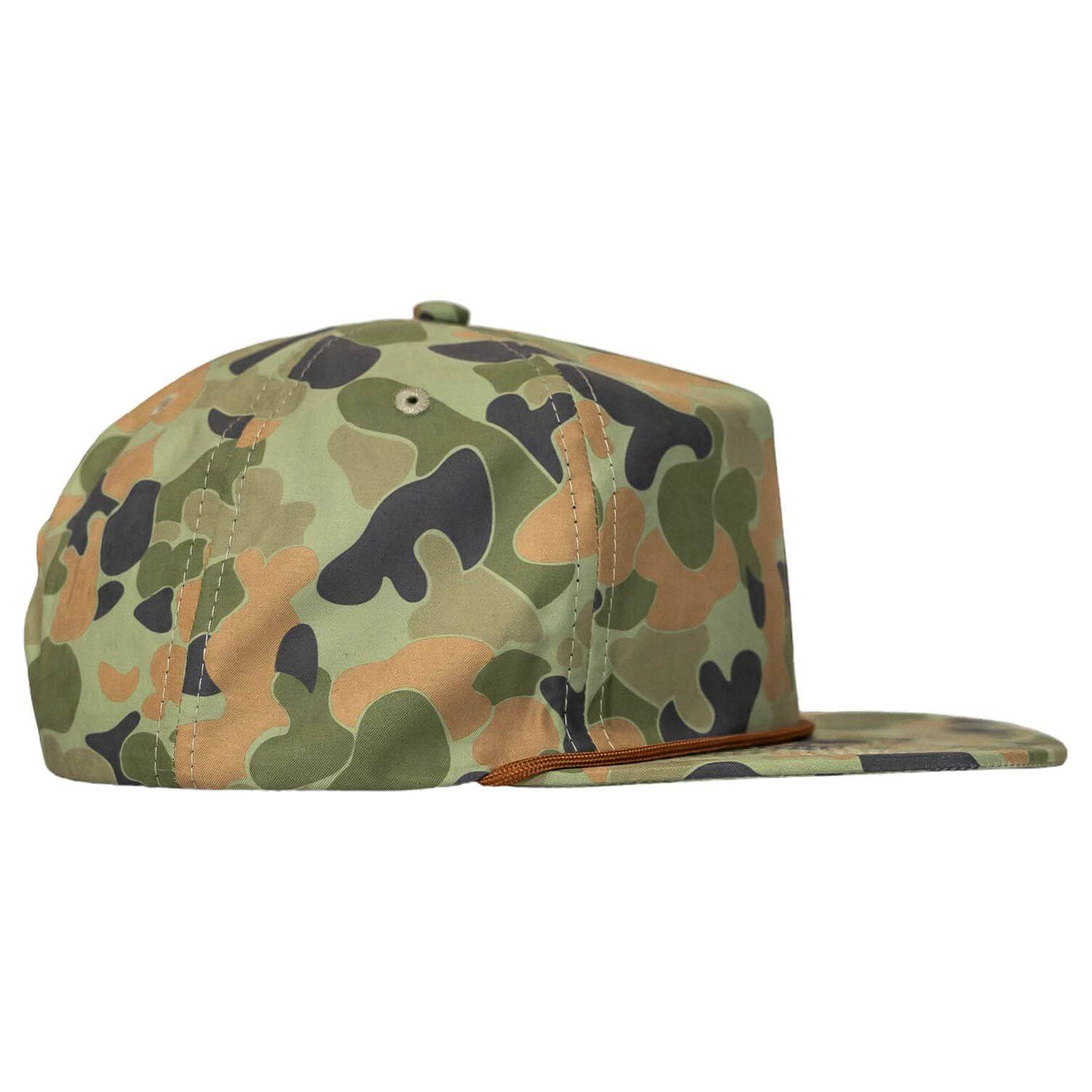 Crushable Rope Snapback Hat | Duck Camo