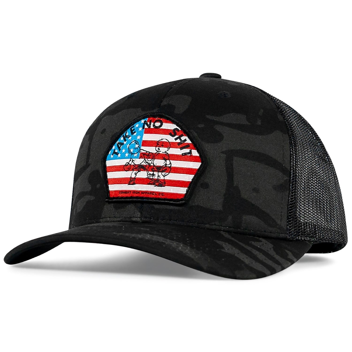 Take No Shit American Flag Patch SnapBack