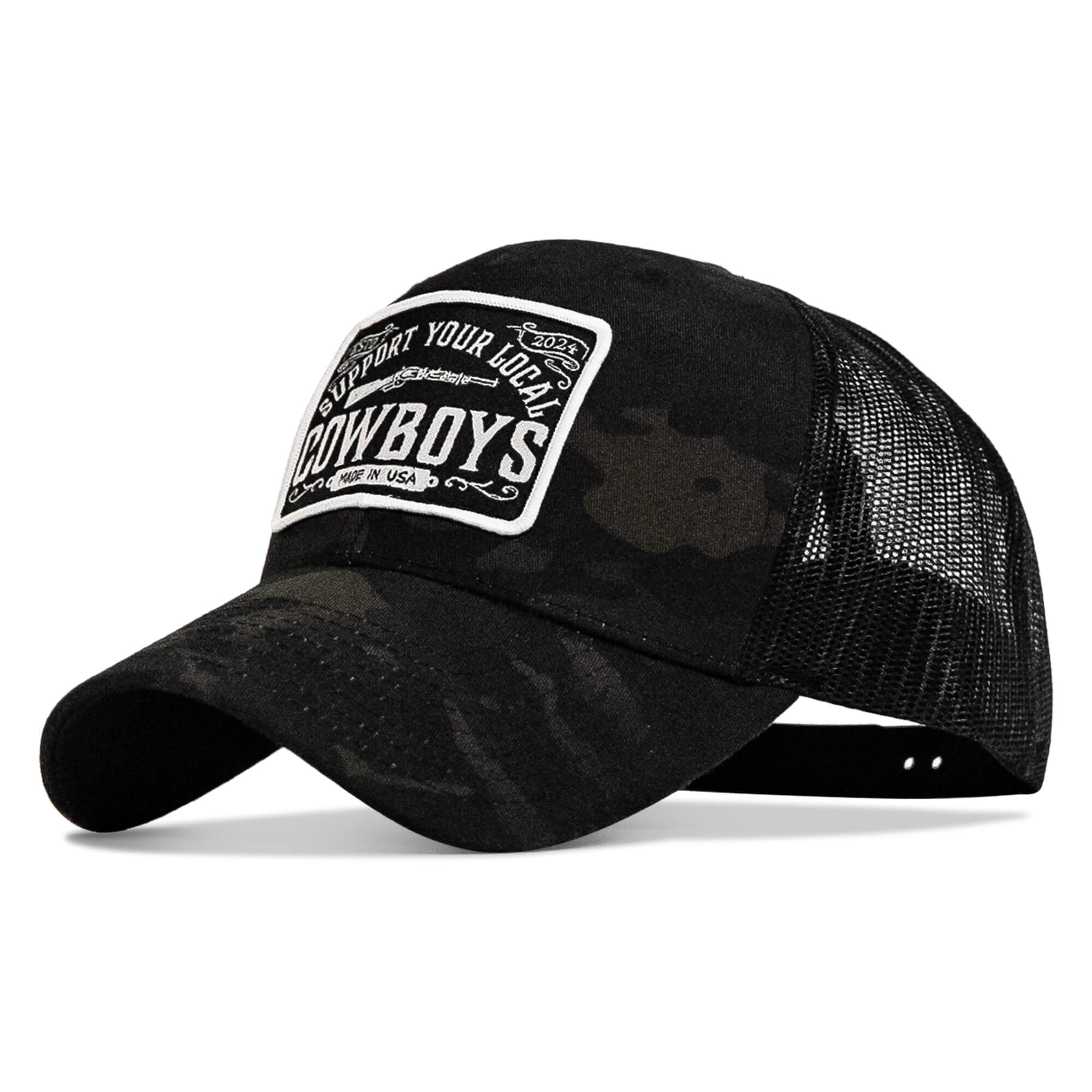 Support Your Local Cowboys Patch Snapback Hat