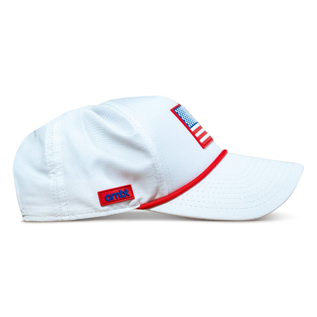 USA Flag Patch Weekender Style Performance Snapback Hat