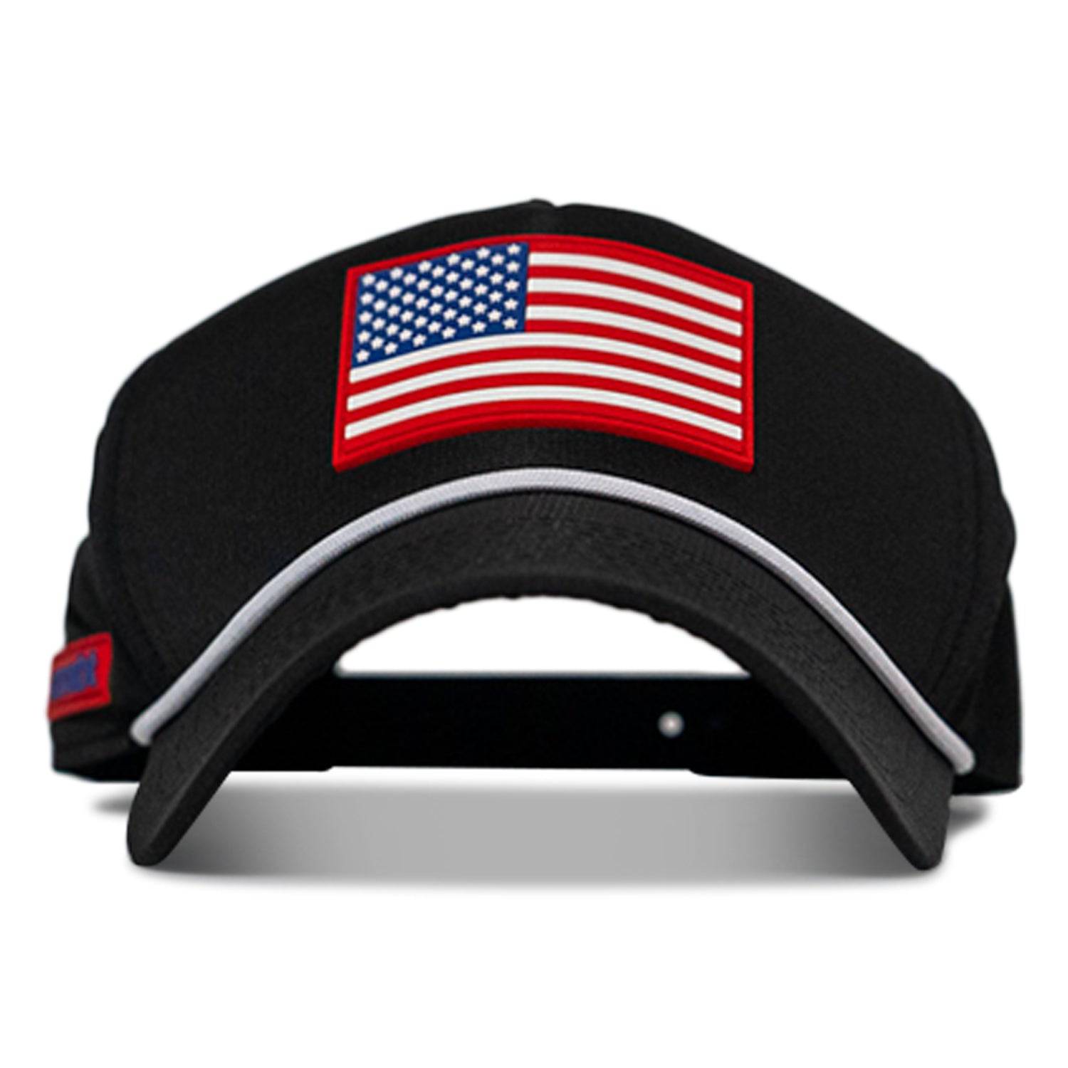 USA Flag Patch Weekender Style Performance Snapback Hat