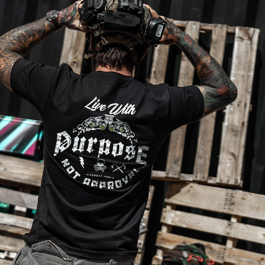 Live With Purpose. Not Approval Men's T-Shirt