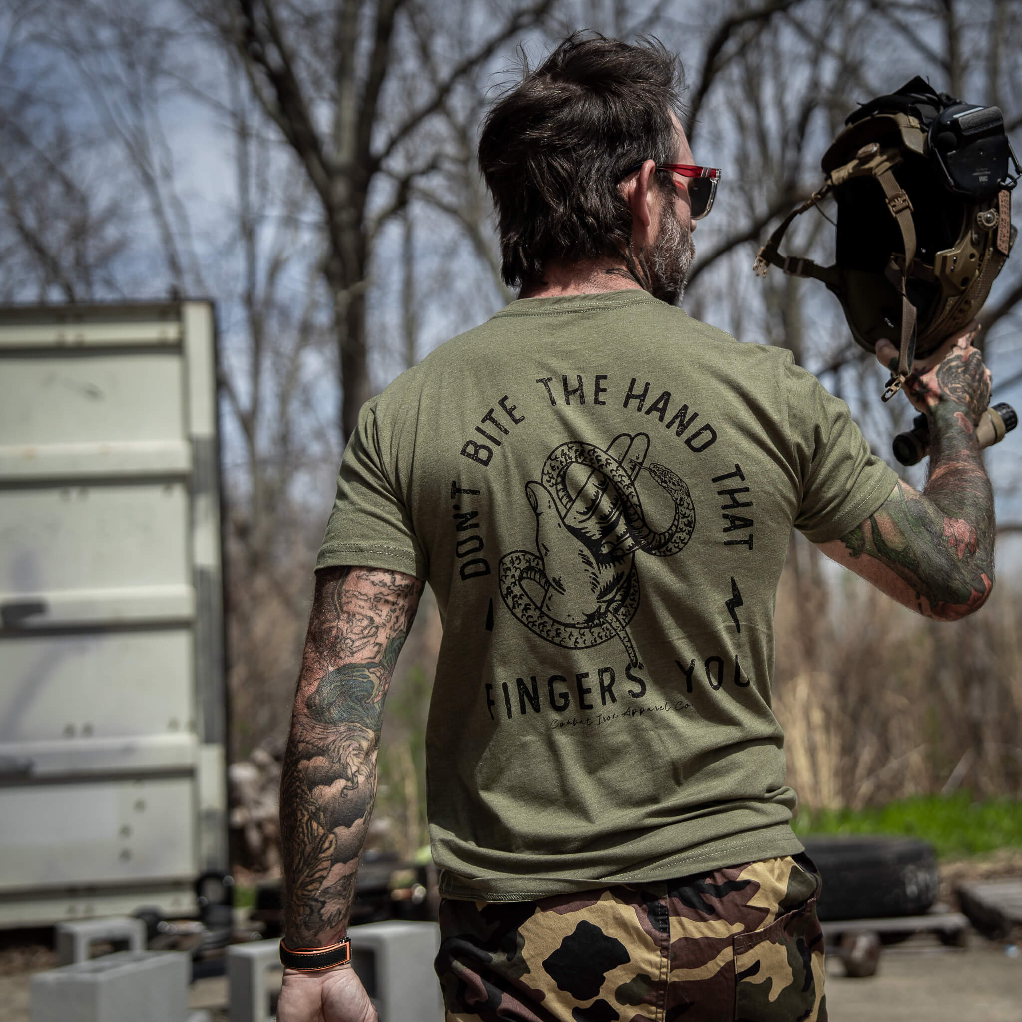 Don't Bite The Hand That Fingers You Men's T-Shirt