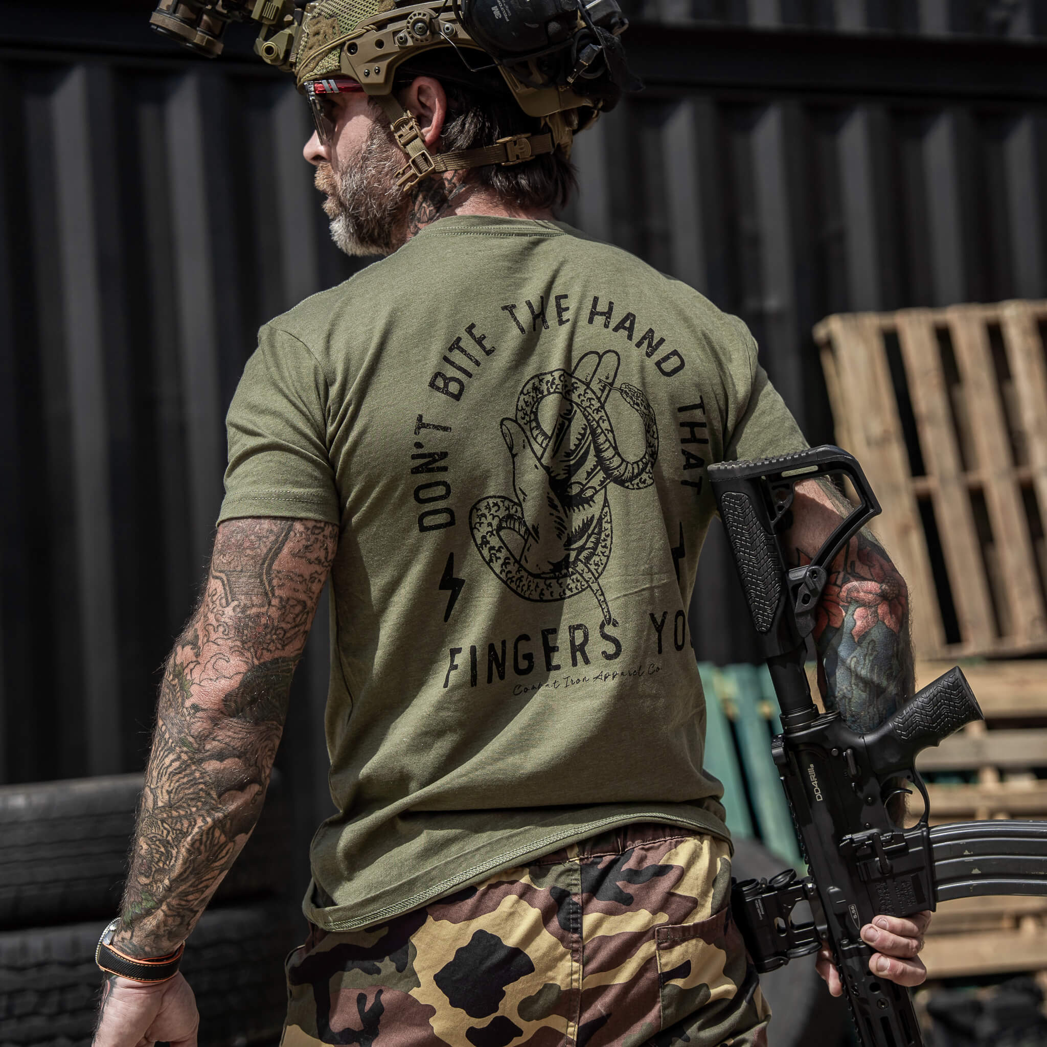 Don't Bite The Hand That Fingers You Men's T-Shirt