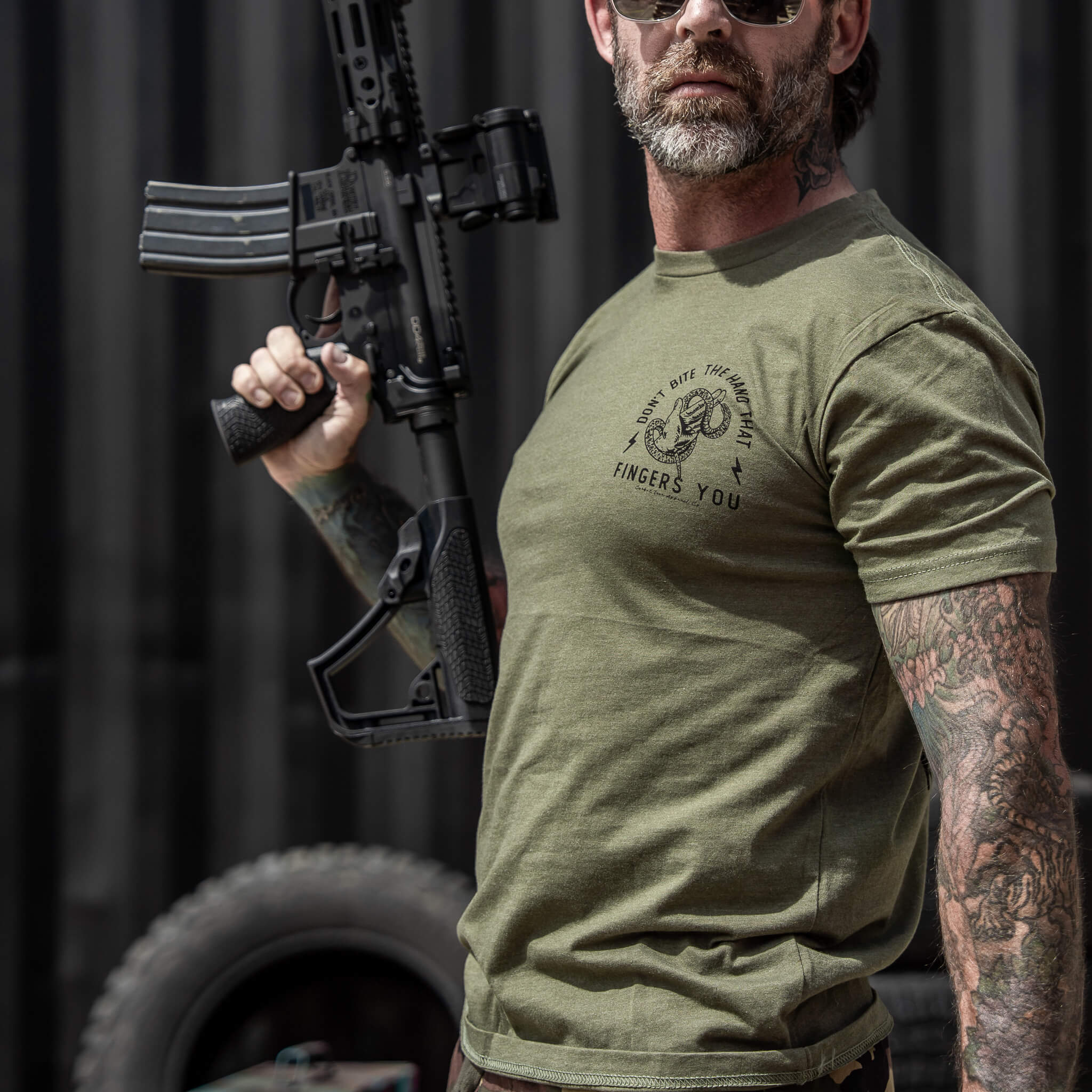 Don't Bite The Hand That Fingers You Men's T-Shirt