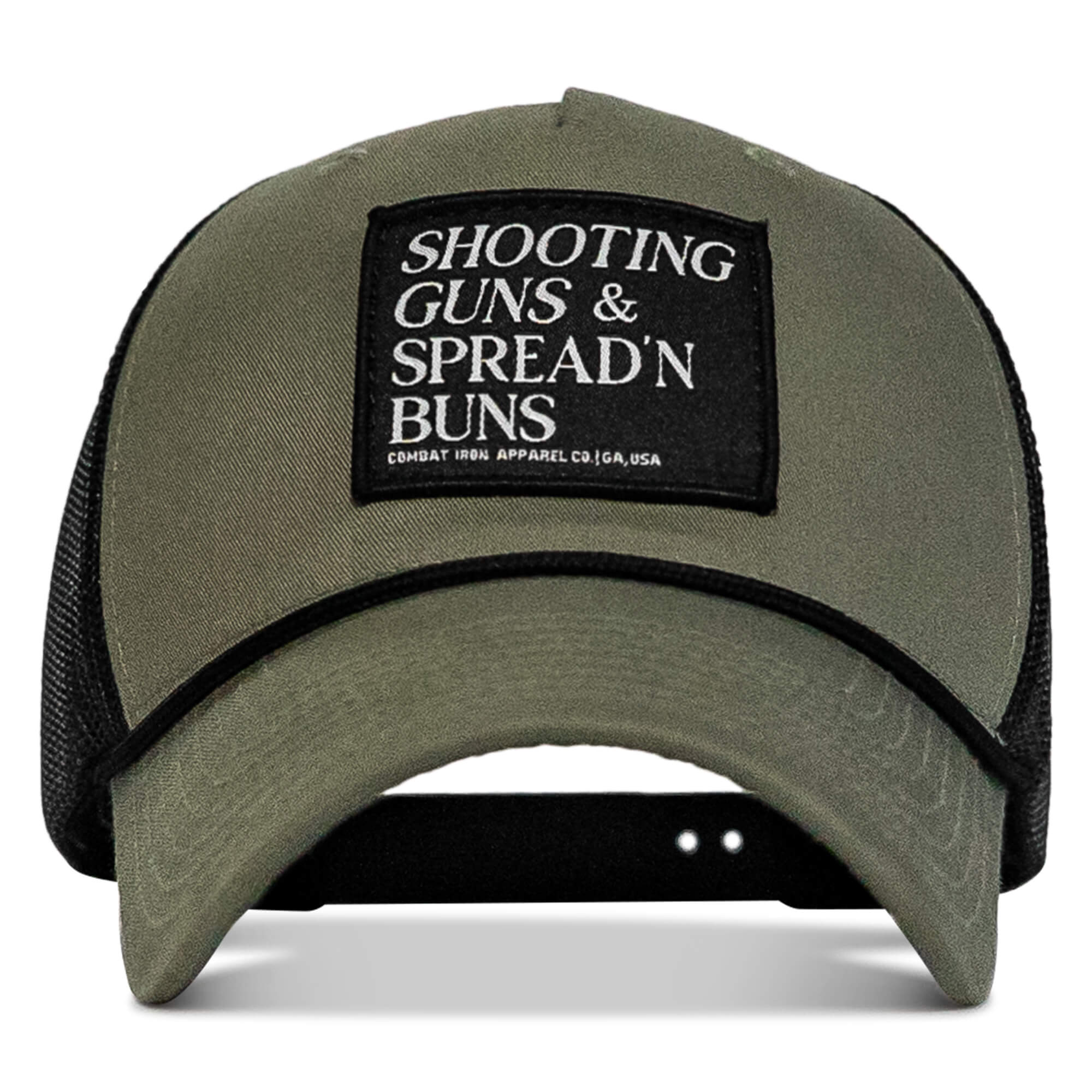 Shooting Guns & Spread'n Buns Patch Rope Snapback Hat