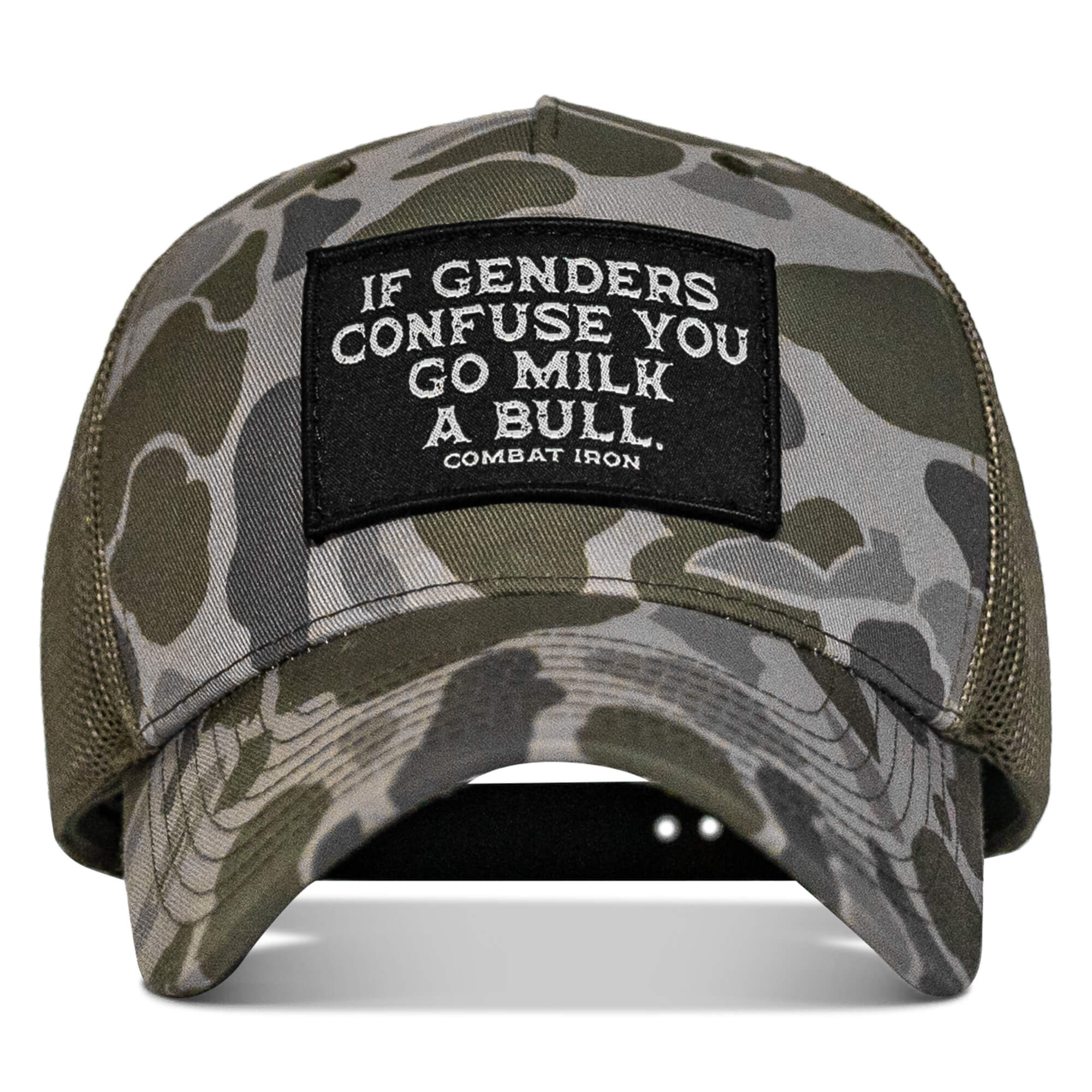 If Genders Confuse You, Go Milk A Bull Patch Snapback Hat