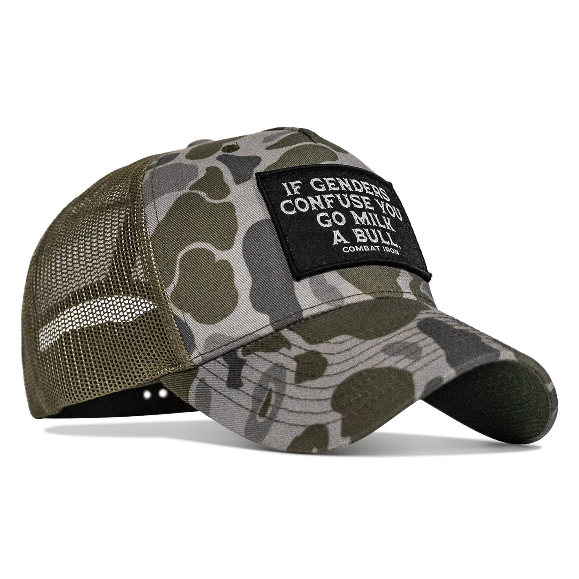 If Genders Confuse You, Go Milk A Bull Patch Snapback Hat