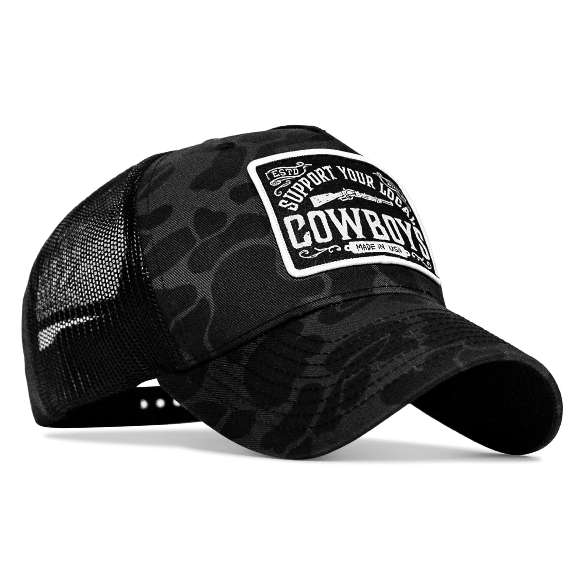 Support Your Local Cowboys Patch Snapback Hat