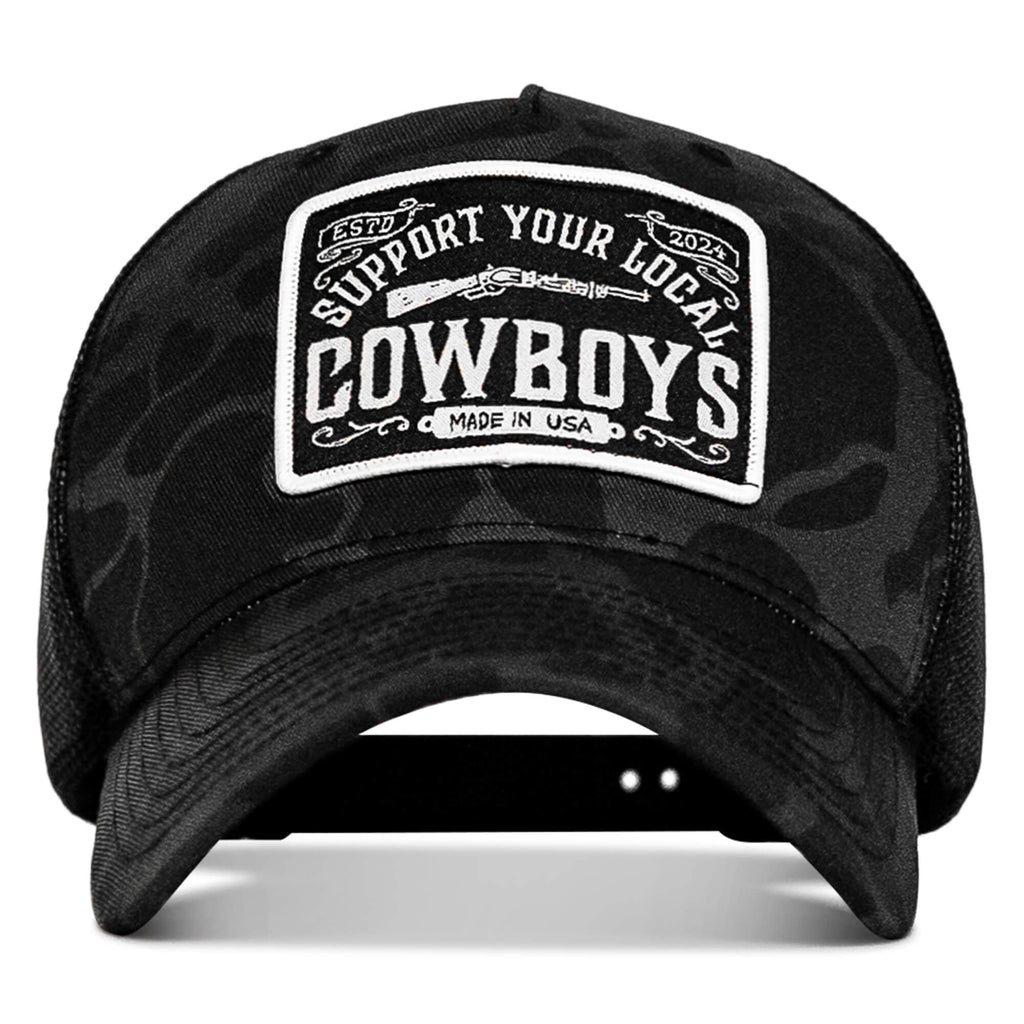 Support Your Local Cowboys Patch Snapback Hat