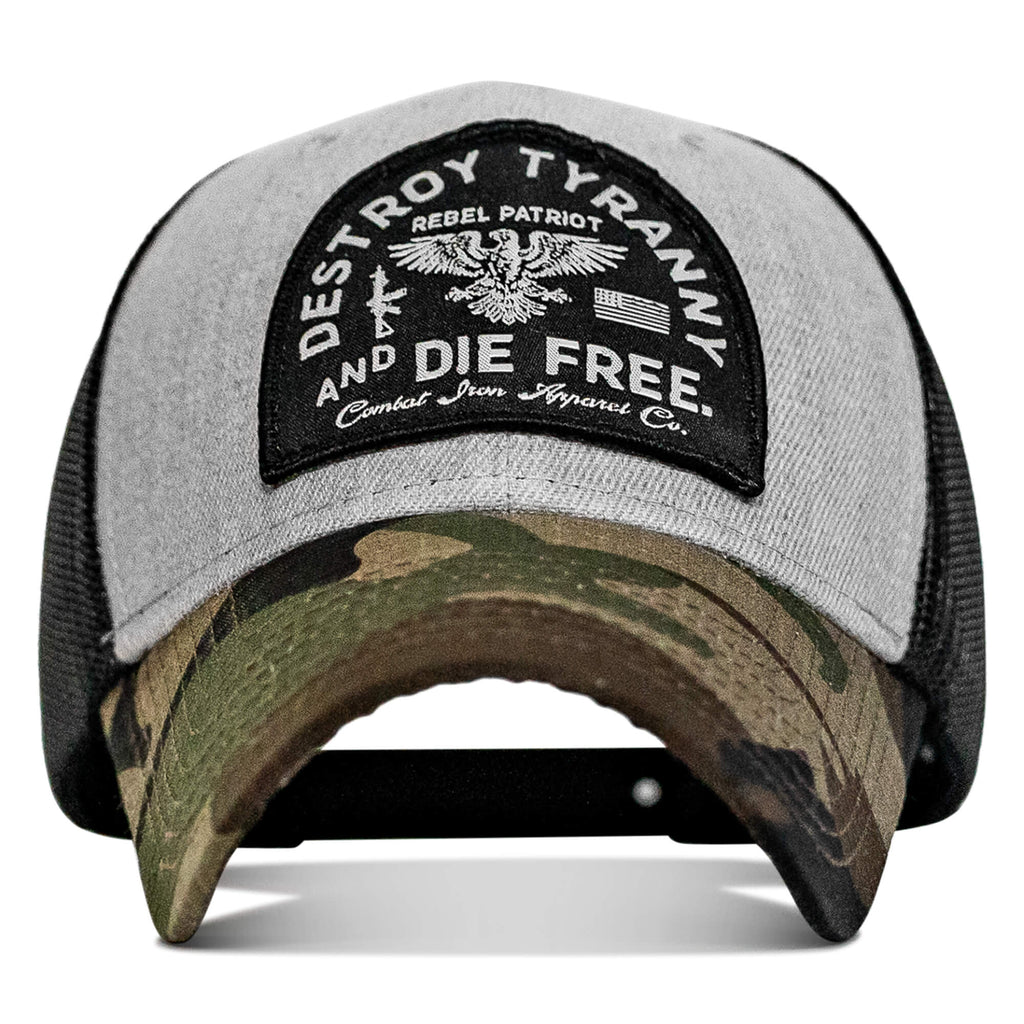 Destroy Tyranny and Die Free Patch Snapback