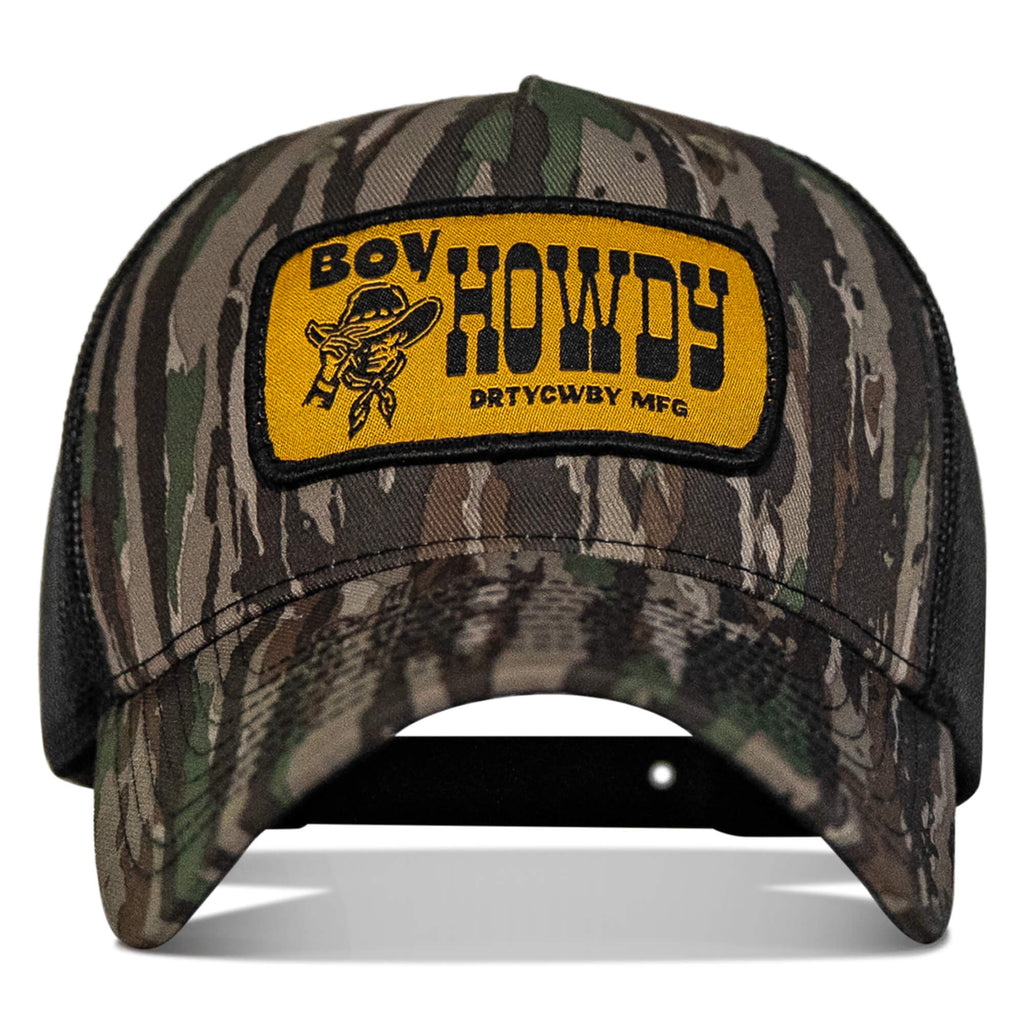 Boy Howdy Western Patch Snapback Hat