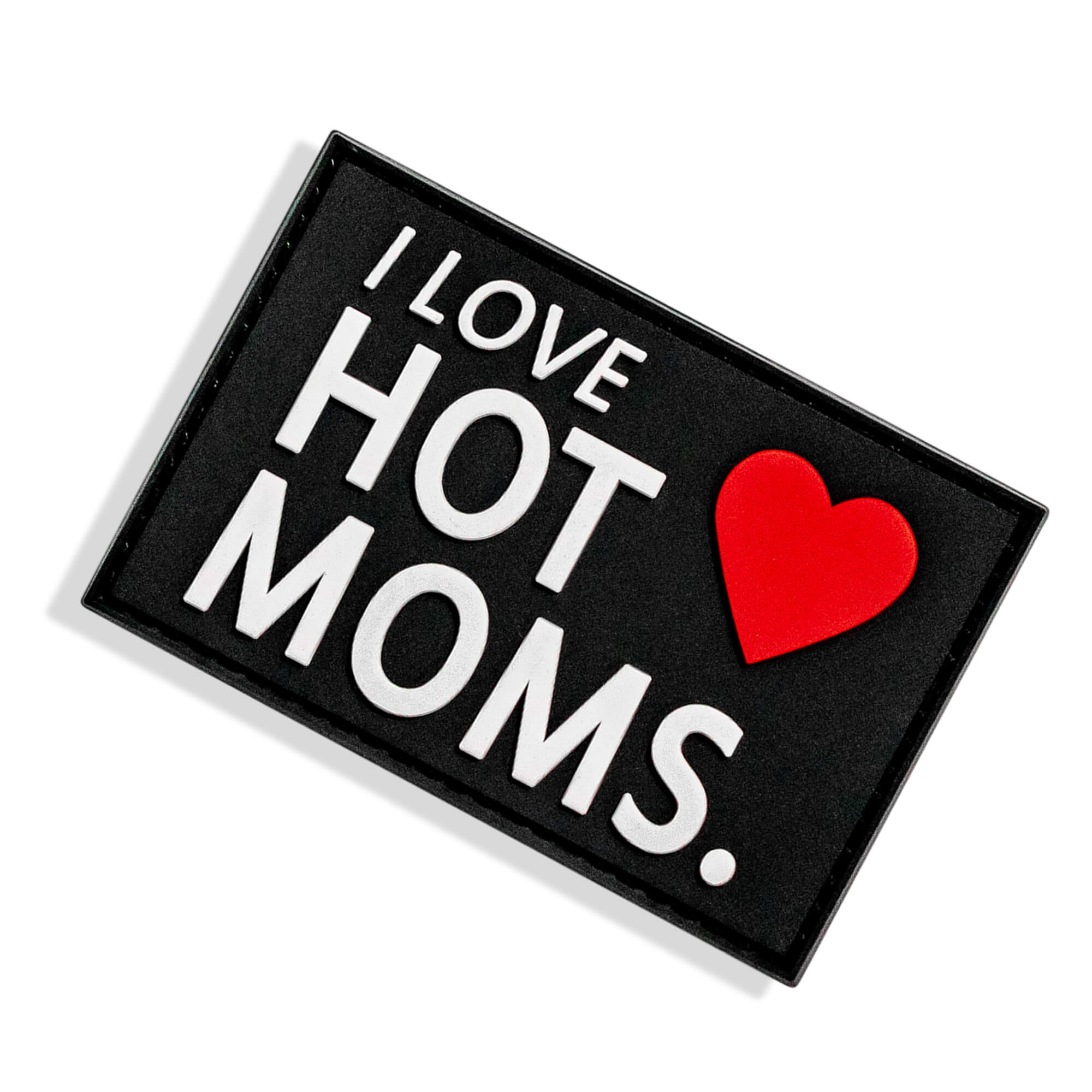 I Love Hot Moms' PVC Patch