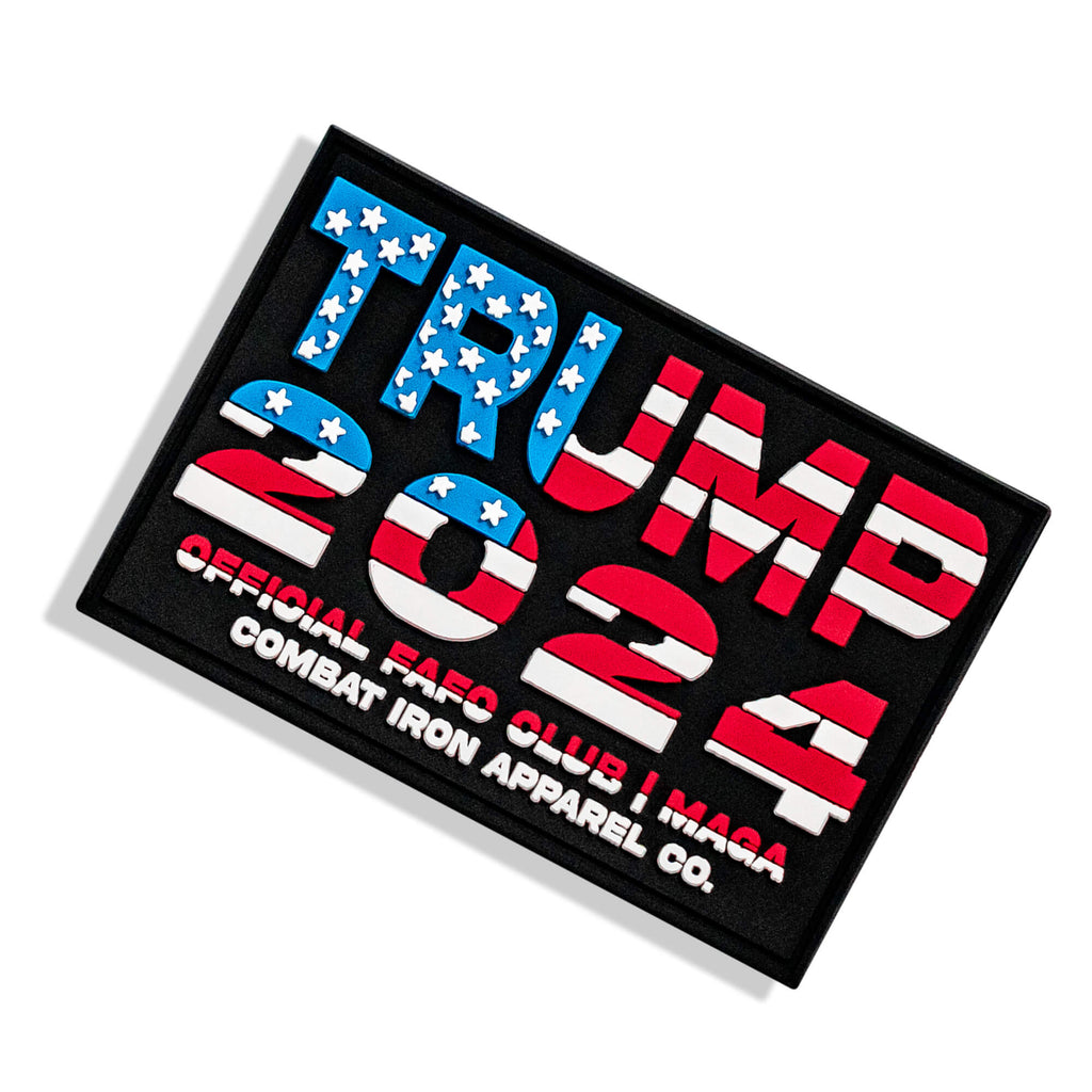 Trump 2024 American Flag PVC Patch