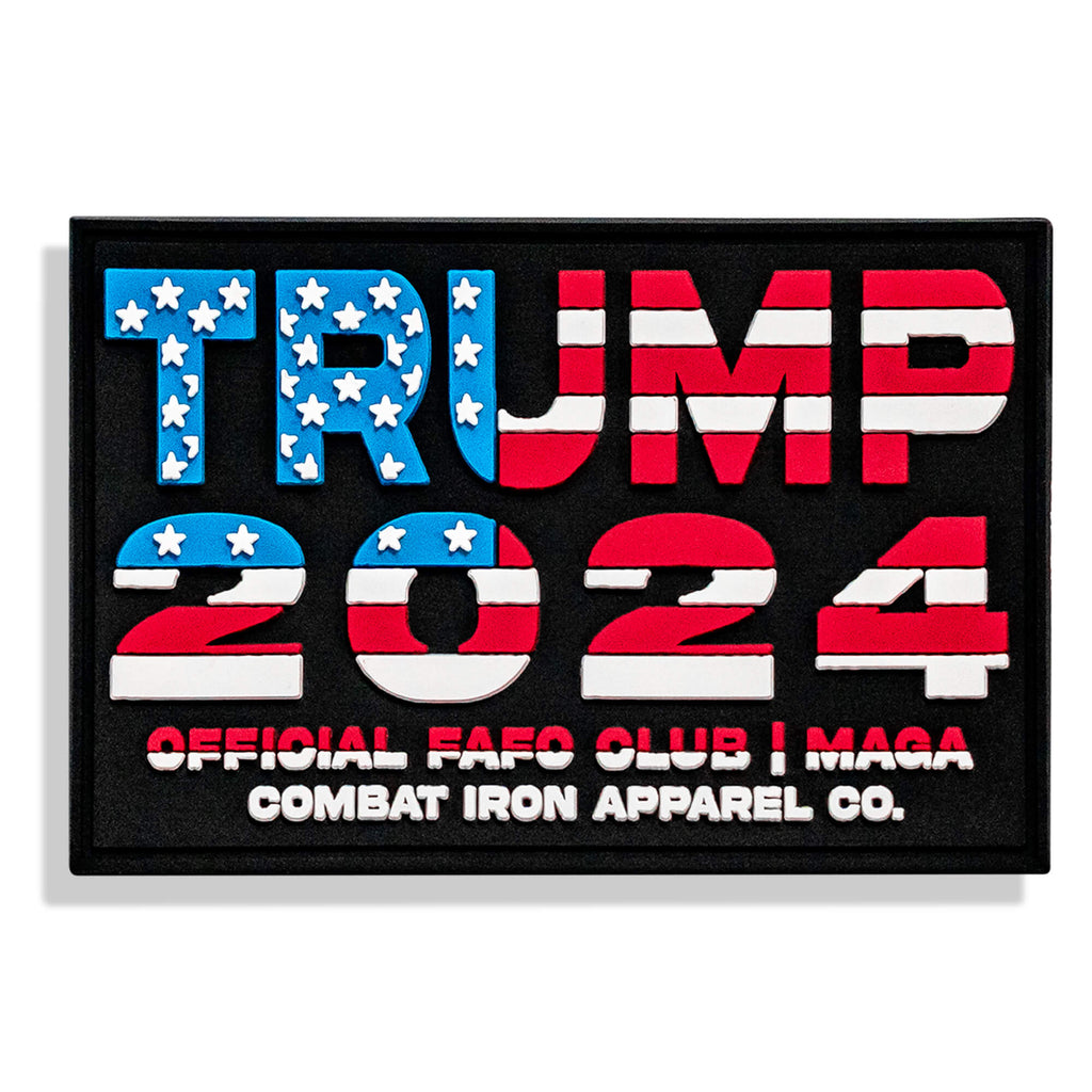 Trump 2024 American Flag PVC Patch