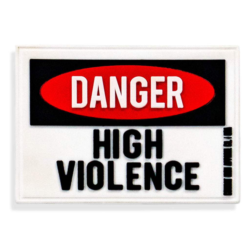 Danger High Violence Pvc Patch