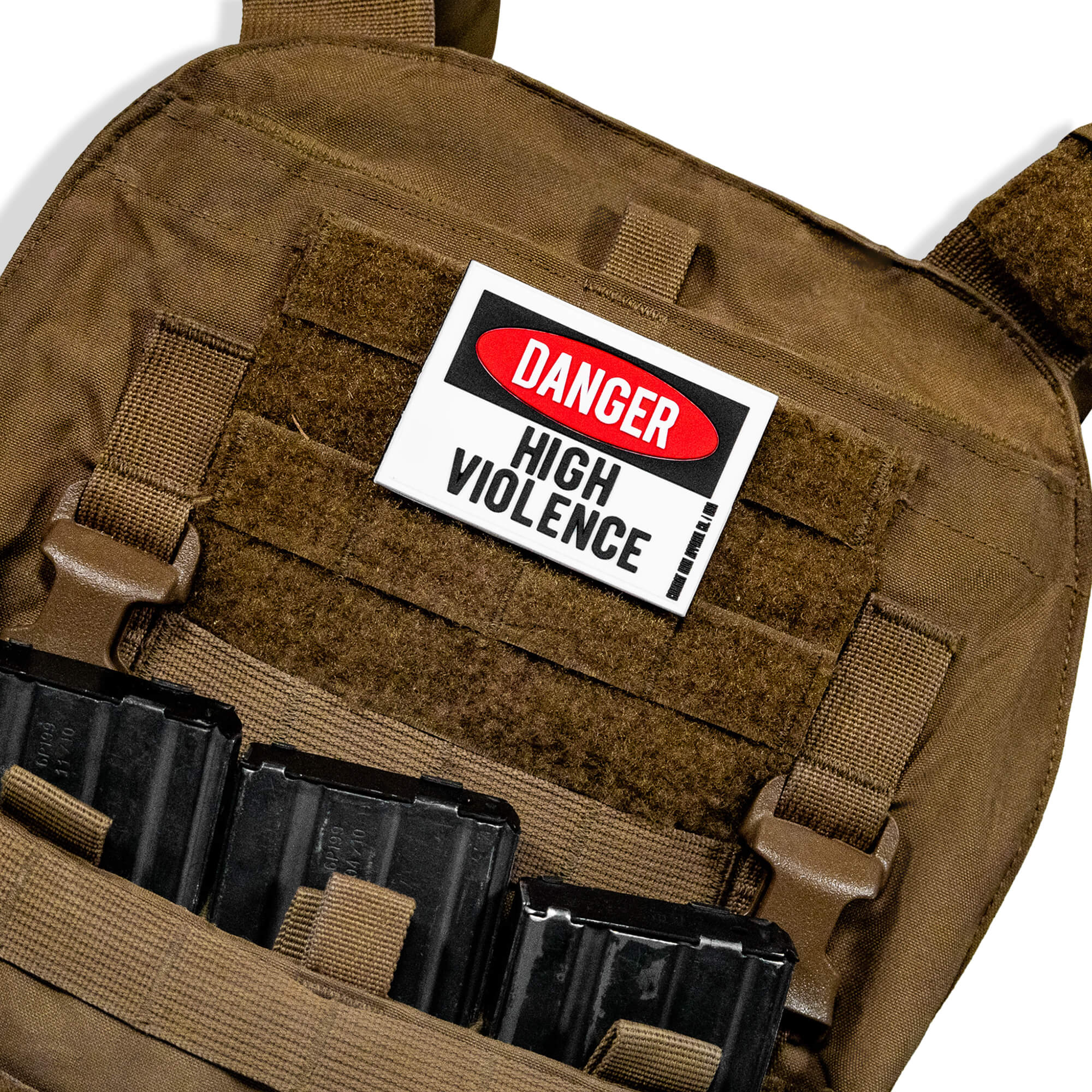 Danger High Violence Pvc Patch
