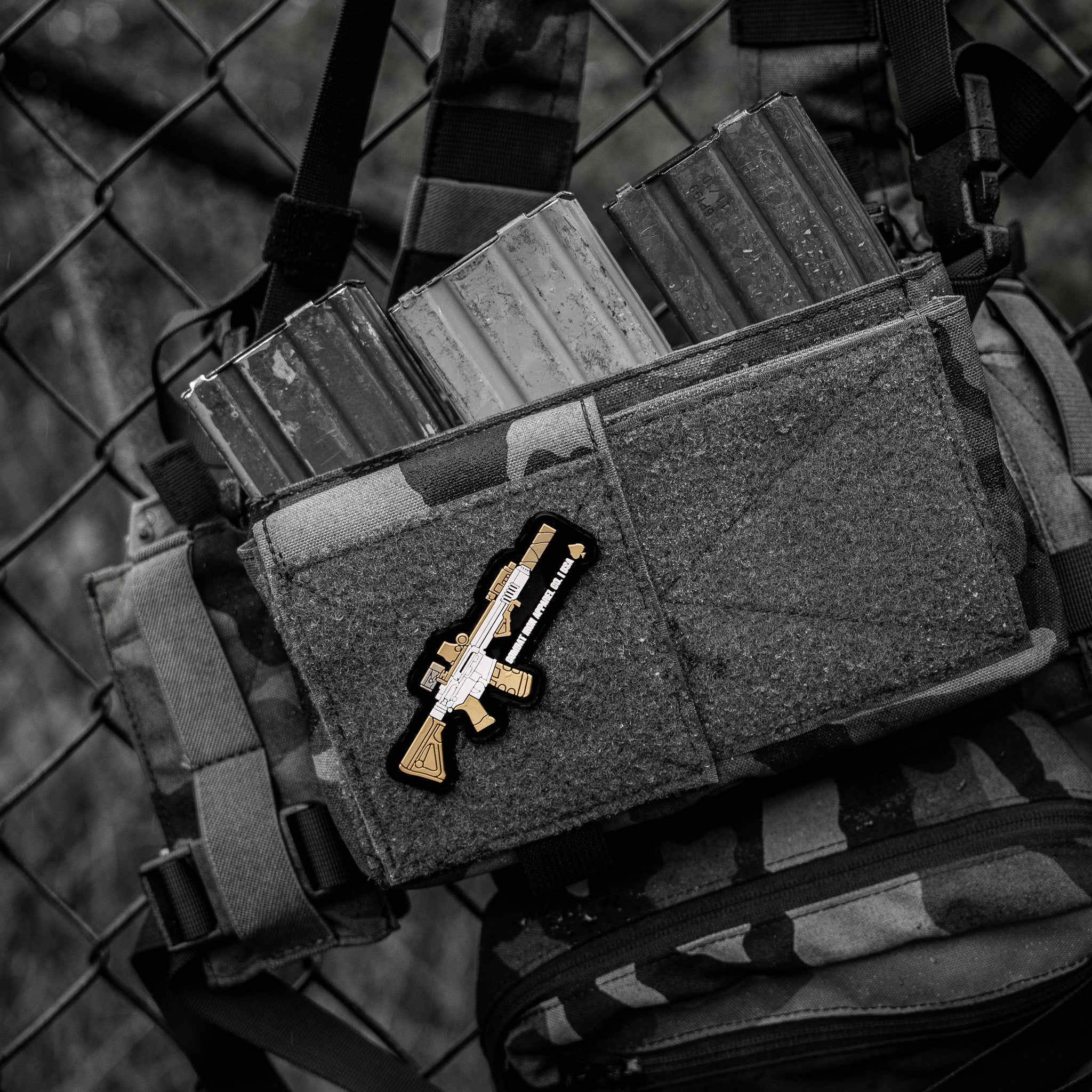 Long Range Pew Pew Rifle Pvc Patch