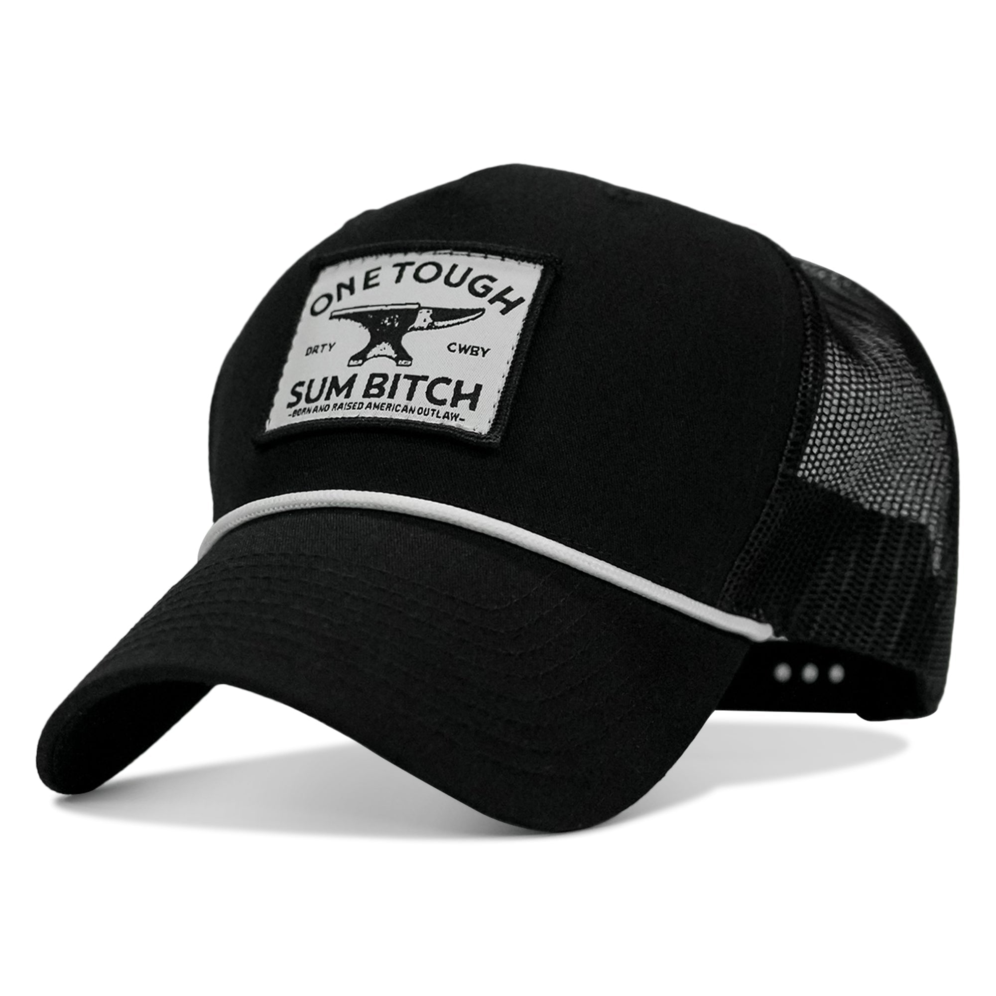 One Tough Sum B*tch Patch Rope Snapback Hat