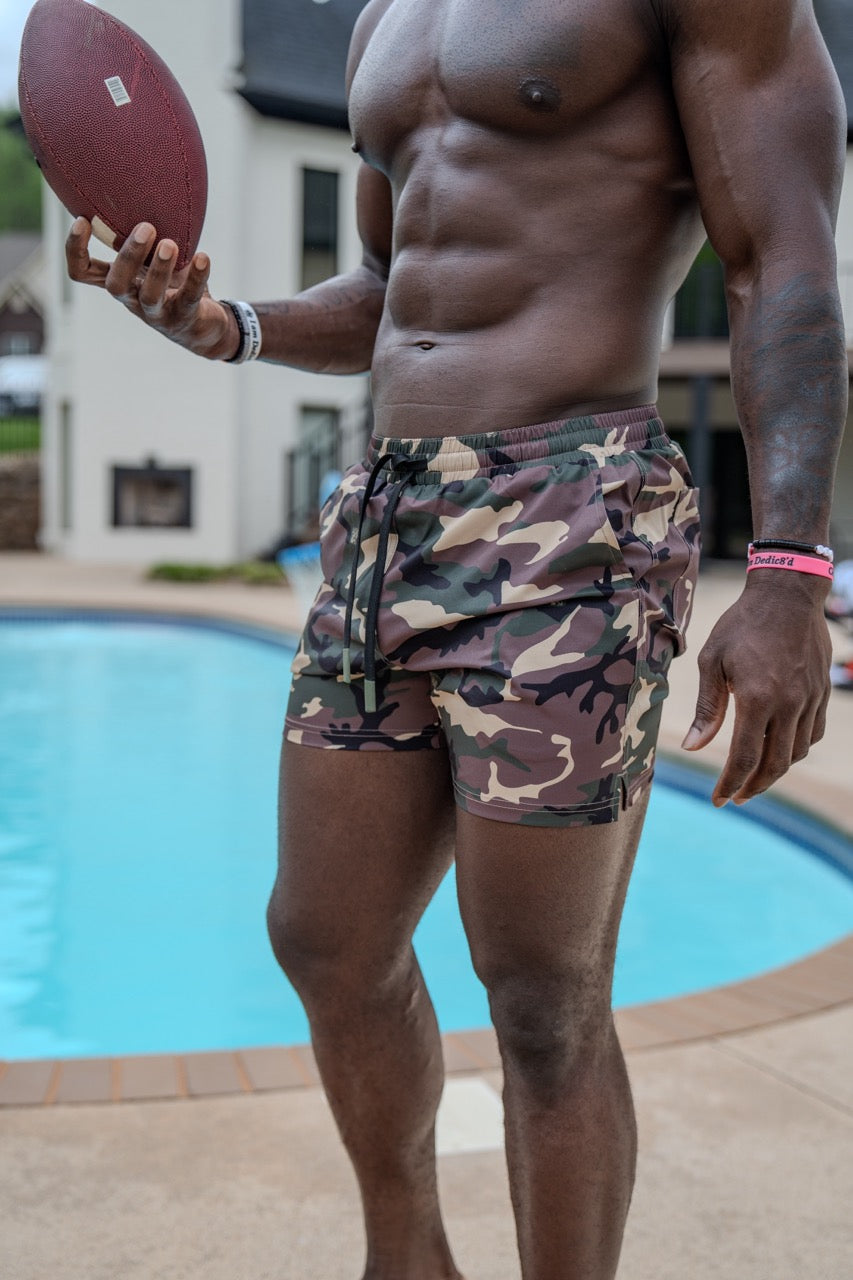 Swim Trunks - God's Plaid