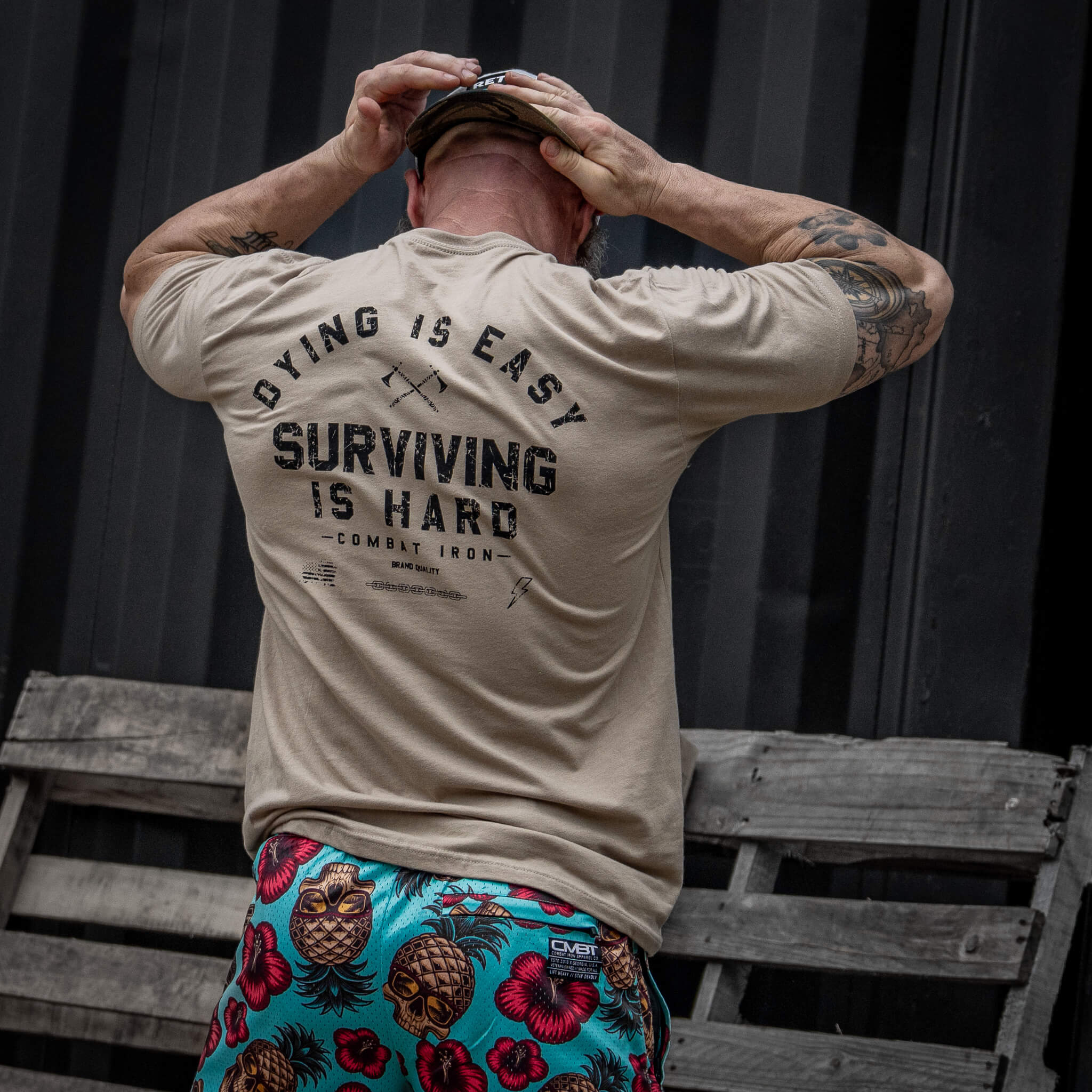 Dying is Easy. Surviving Is Hard Men's T-Shirt