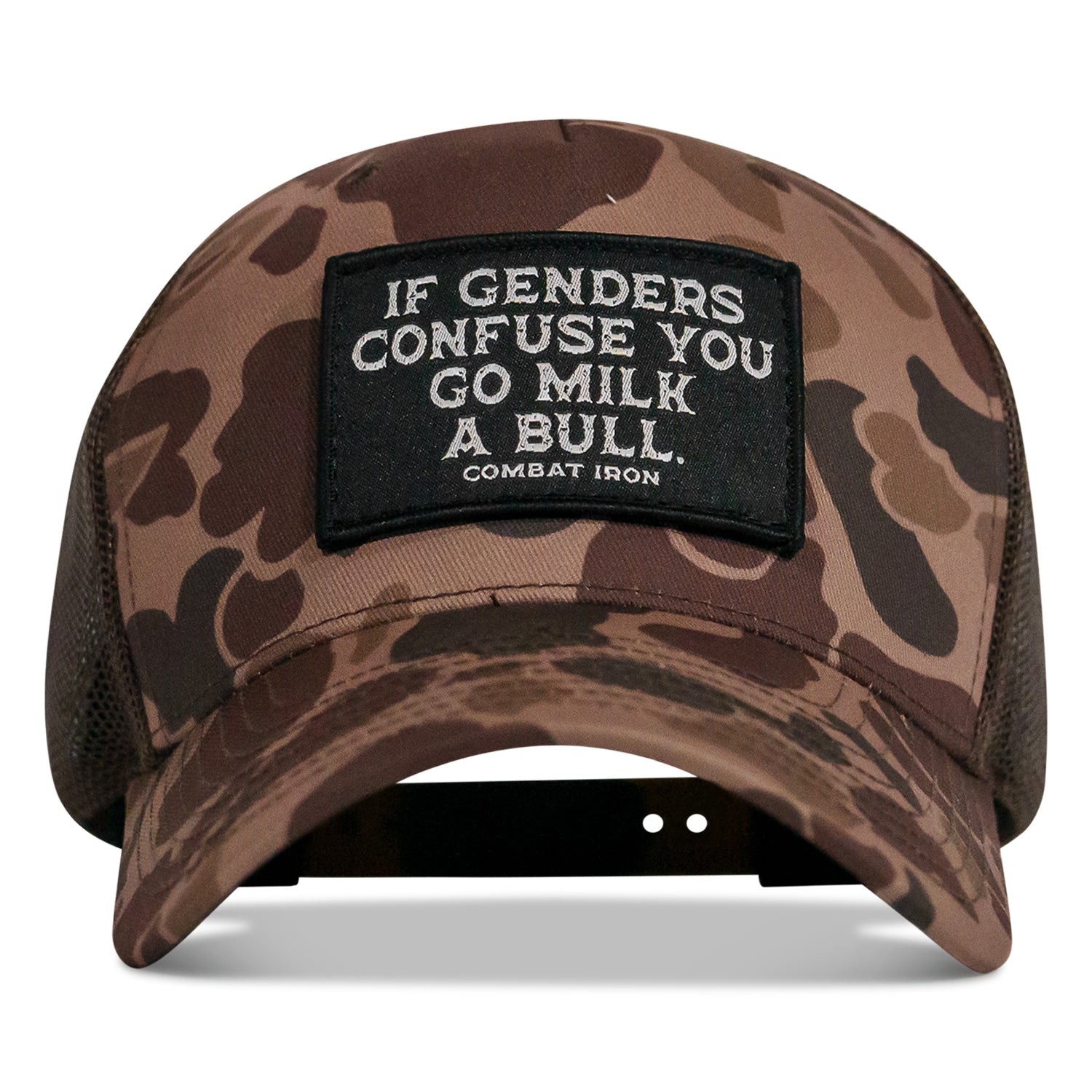If Genders Confuse You, Go Milk A Bull Patch Snapback Hat