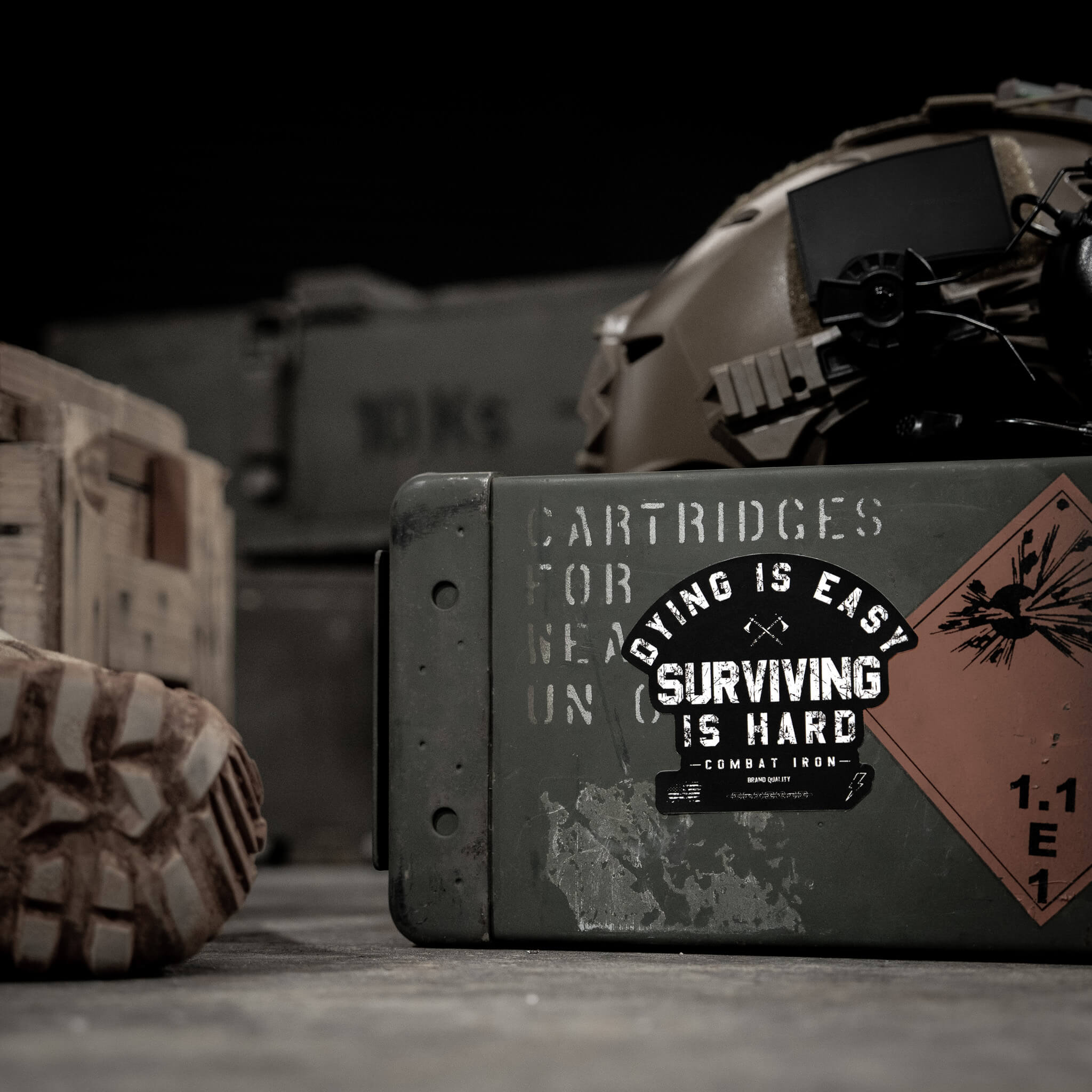 Dying Is Easy. Surviving Is Hard. Decal