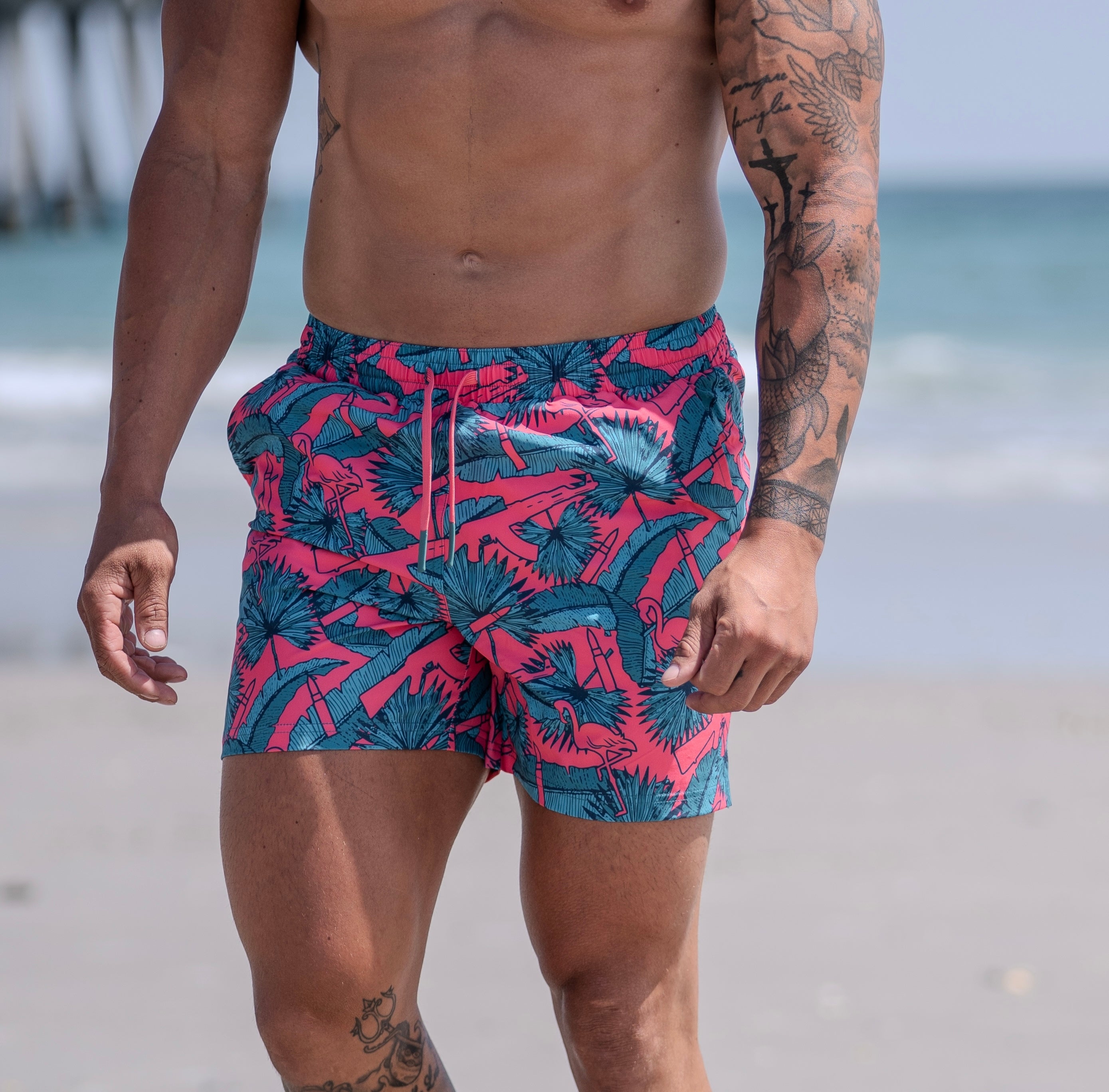 Swim Trunks - AK Tropical