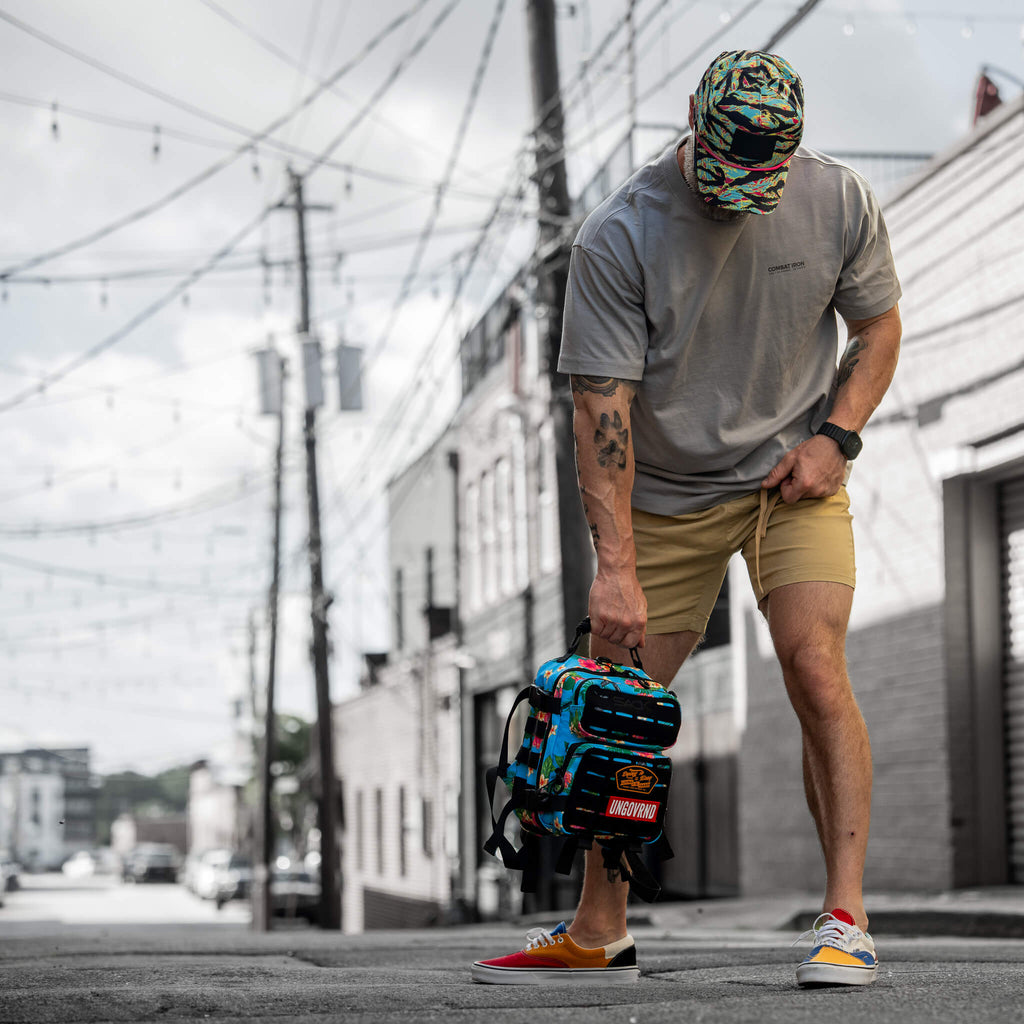 USA Flag Patch Weekender Style Performance Snapback Hat
