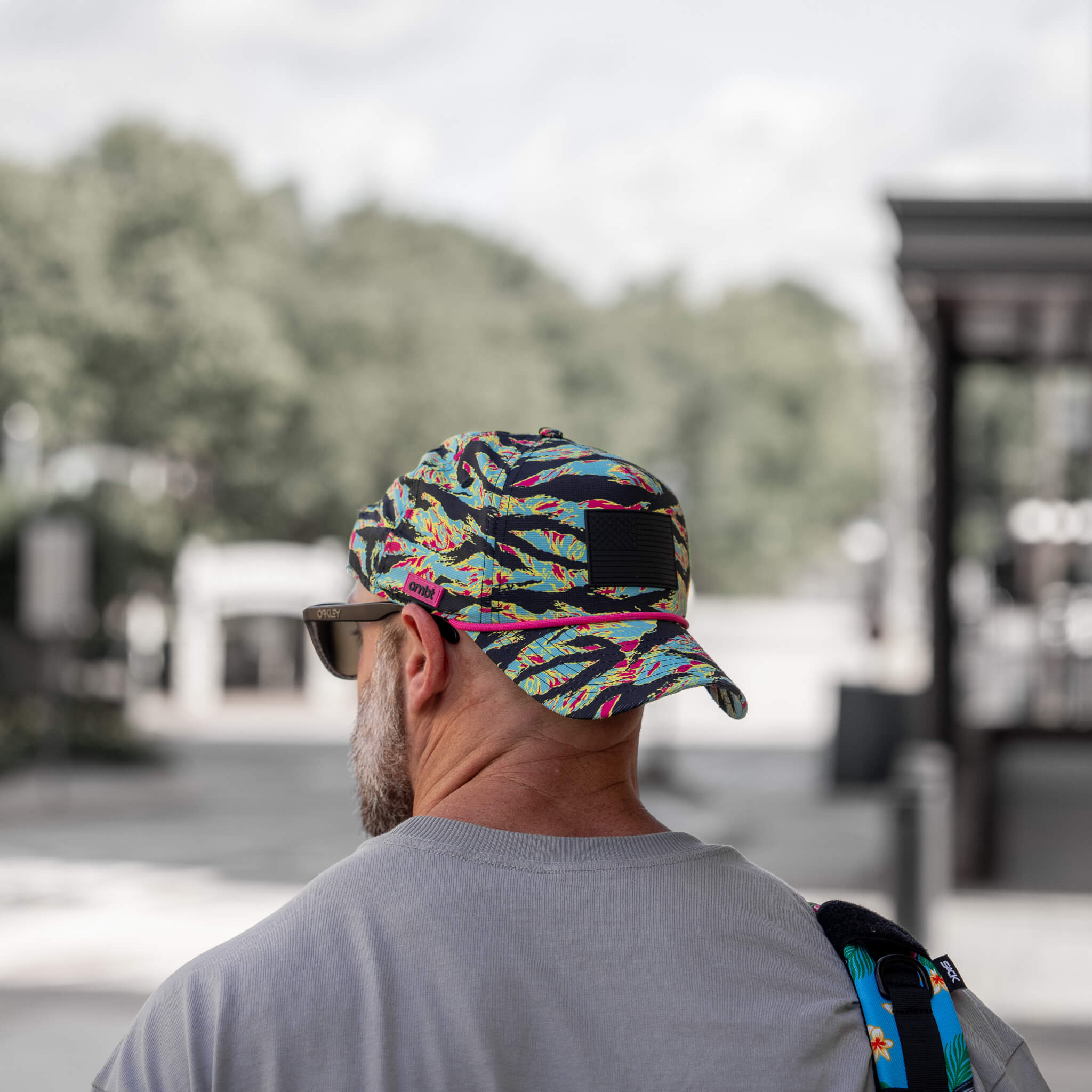 USA Flag Patch Weekender Style Performance Snapback Hat