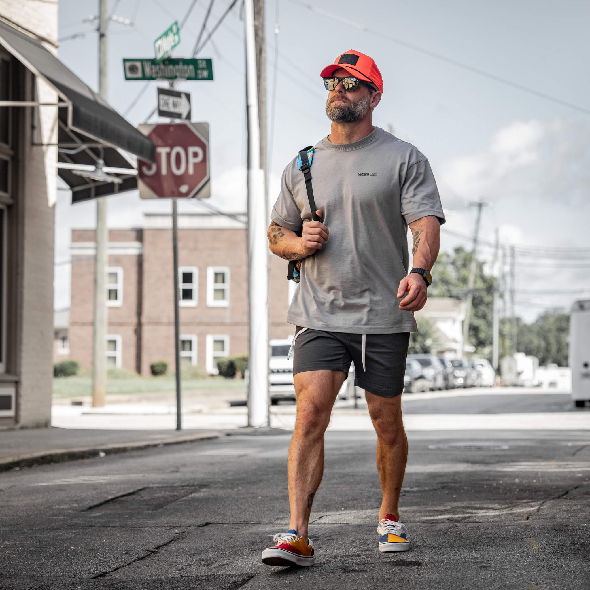 USA Flag Patch Weekender Style Performance Snapback Hat