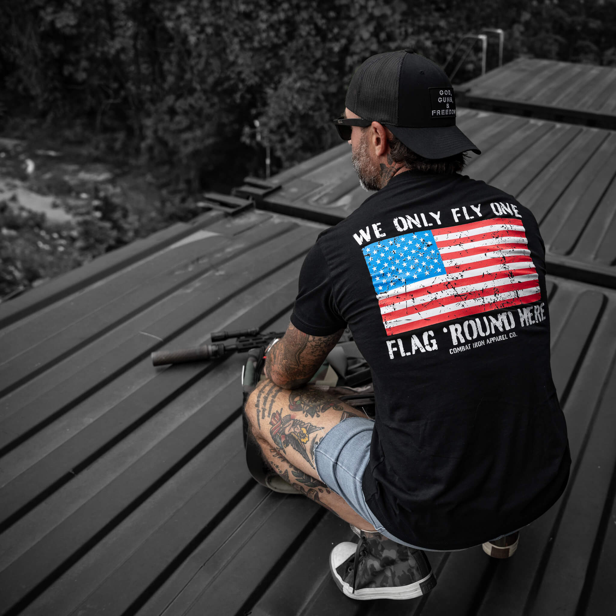 Only Flag We Fly 'Round Here Men's T-Shirt