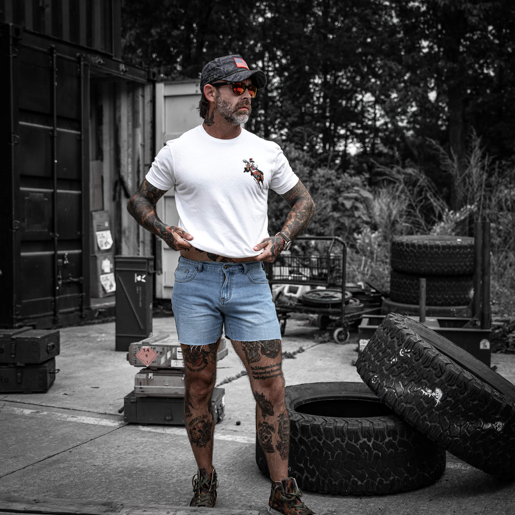 Ride 'Em Raw - Saddles Are For Sissy's Men's T-Shirt