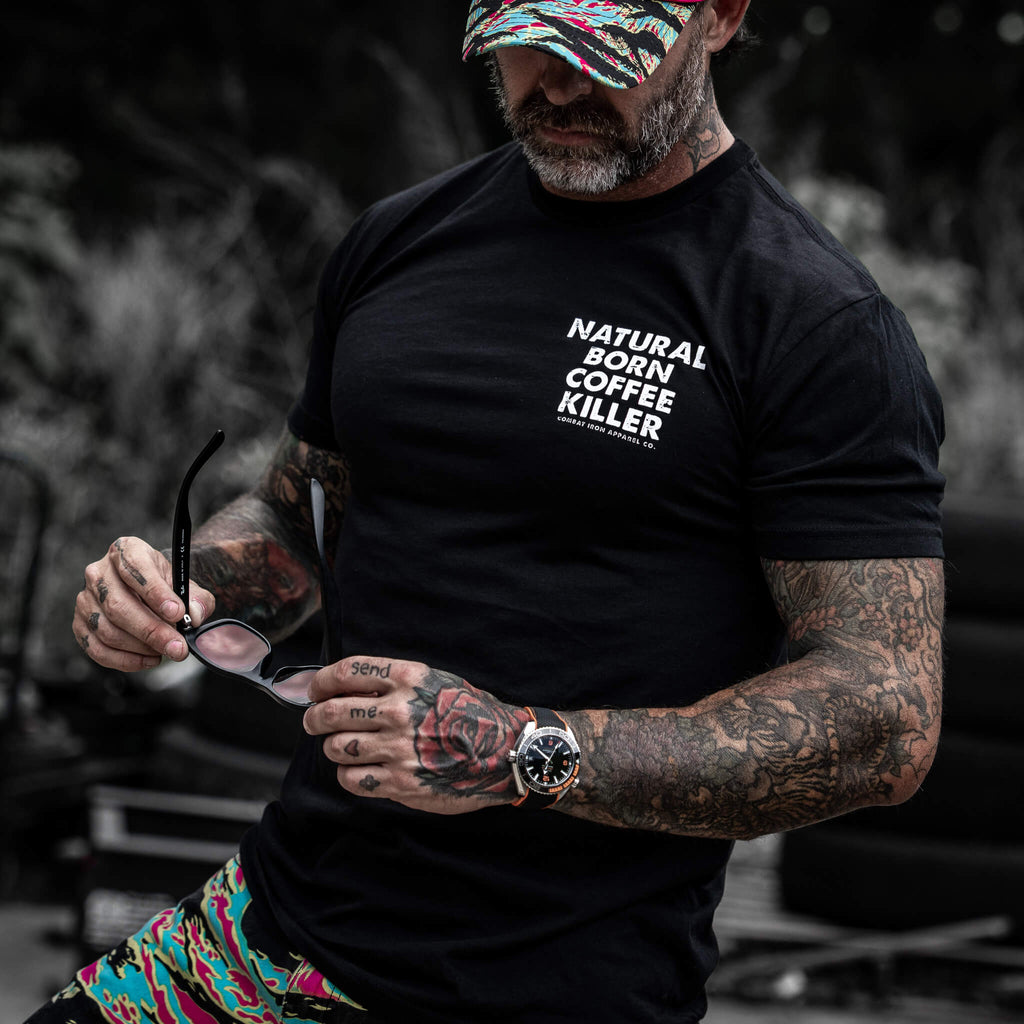 Natural Born Coffee Killer Men's T-Shirt