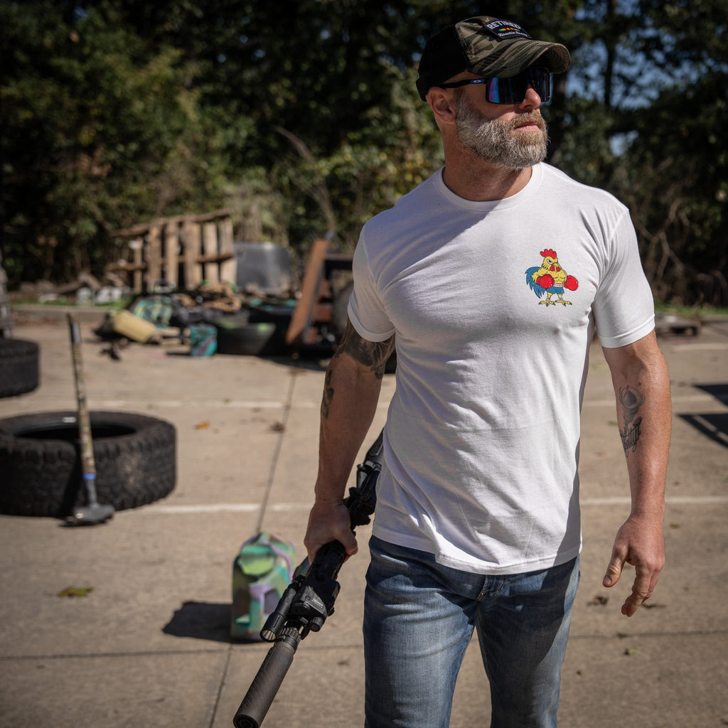 Boxing Chicken C*ck Strong Men's T-Shirt