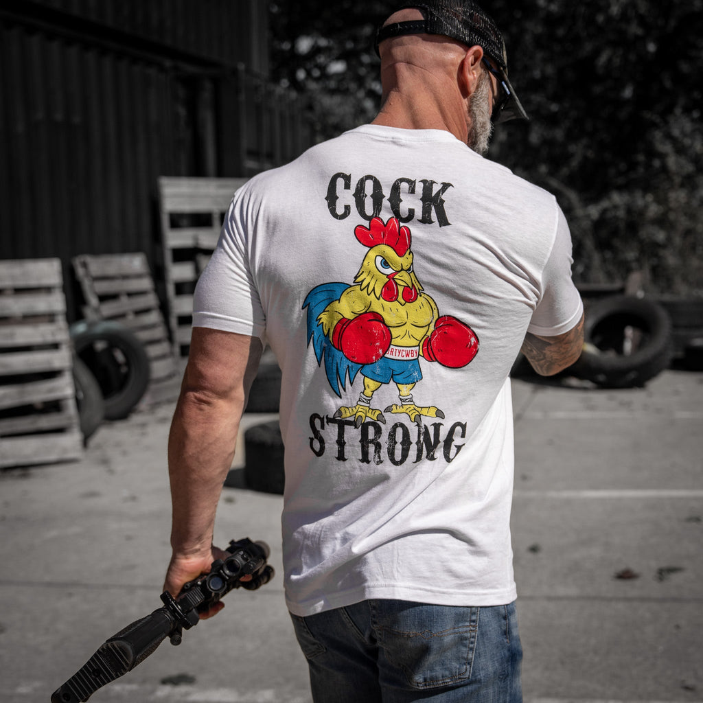 Boxing Chicken C*ck Strong Men's T-Shirt