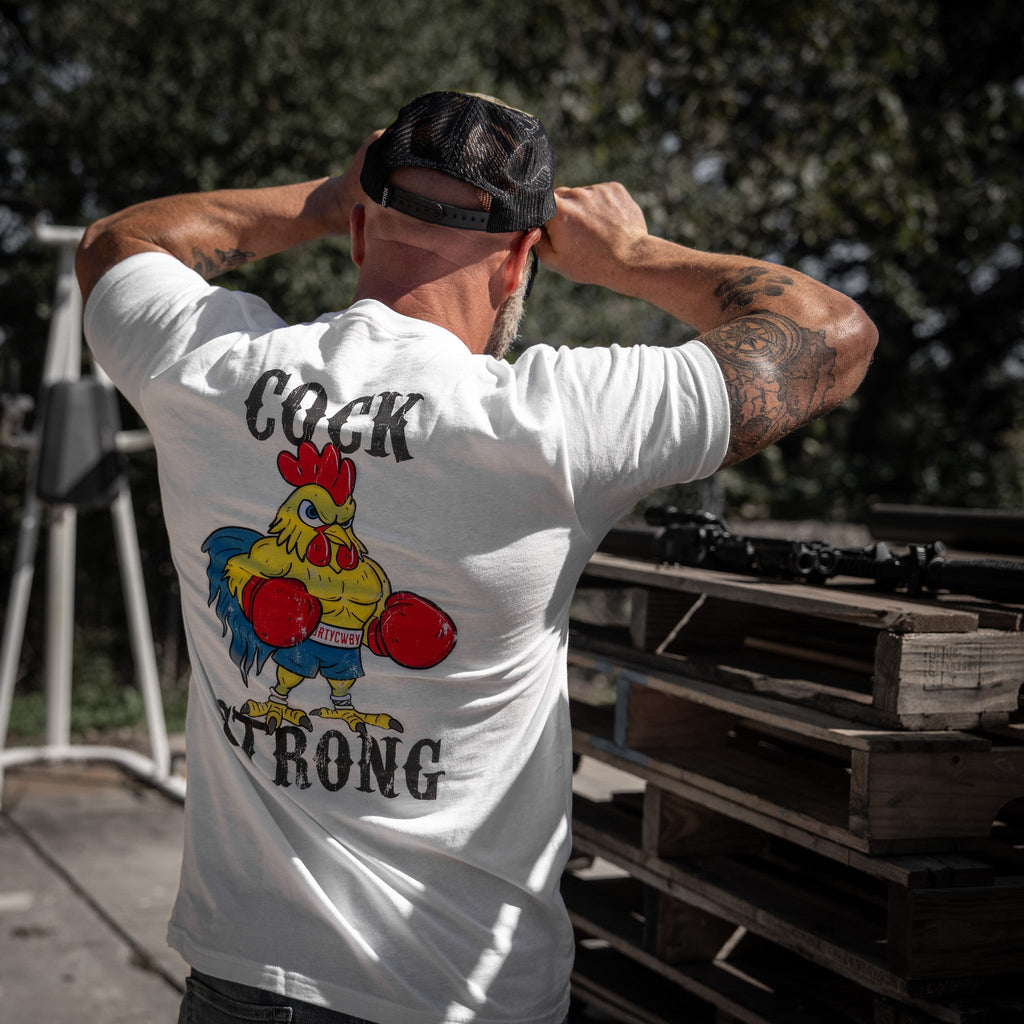 Boxing Chicken C*ck Strong Men's T-Shirt