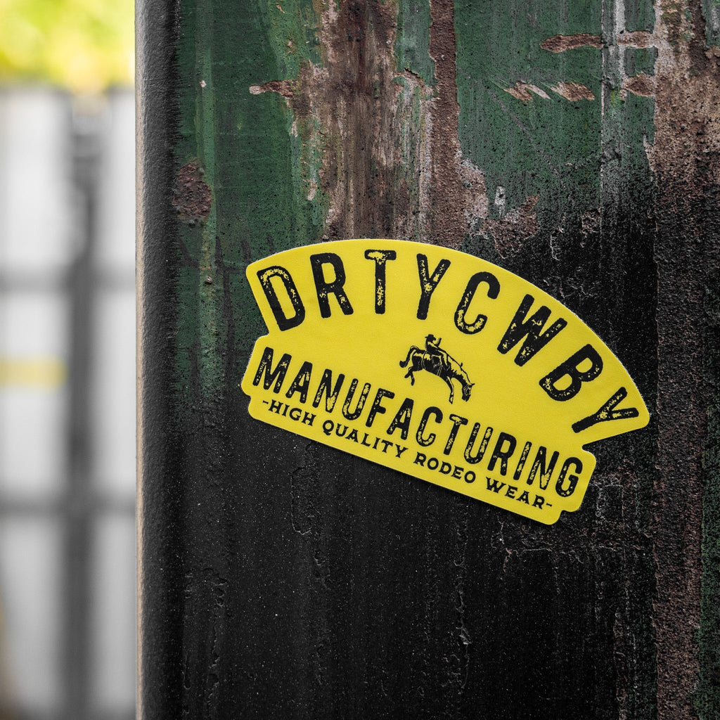 Original DRTYCWBY Manufacturing Decal Sticker