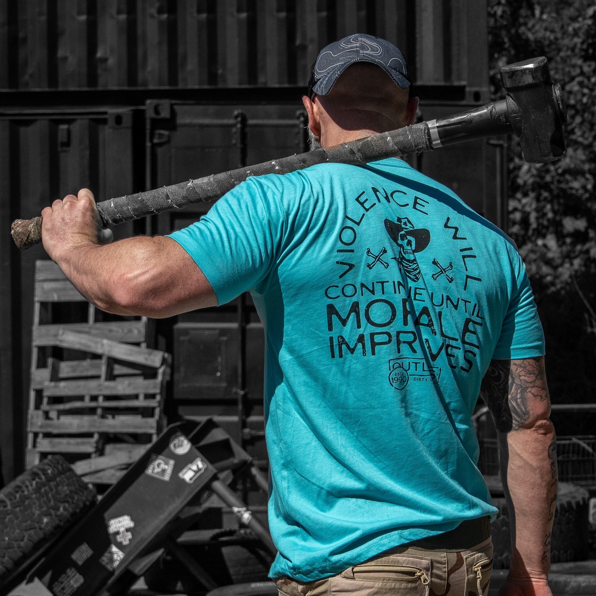 Violence Will Continue Until Morale Improves Men's T-Shirt