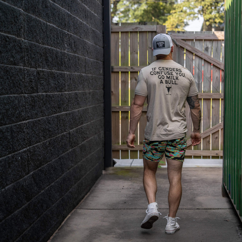 If Genders Confuse You, Go Milk a Bull Men's T-Shirt