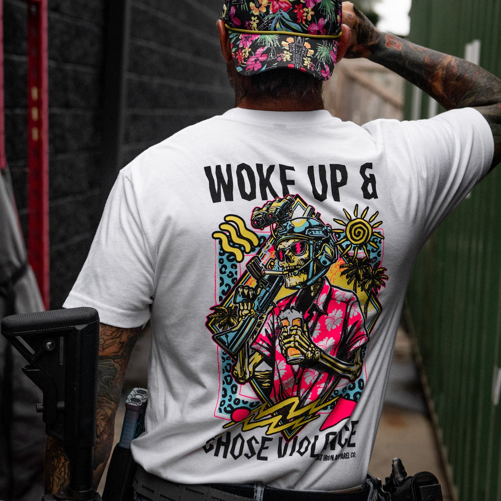 Woke Up & Chose Violence Men's T-Shirt