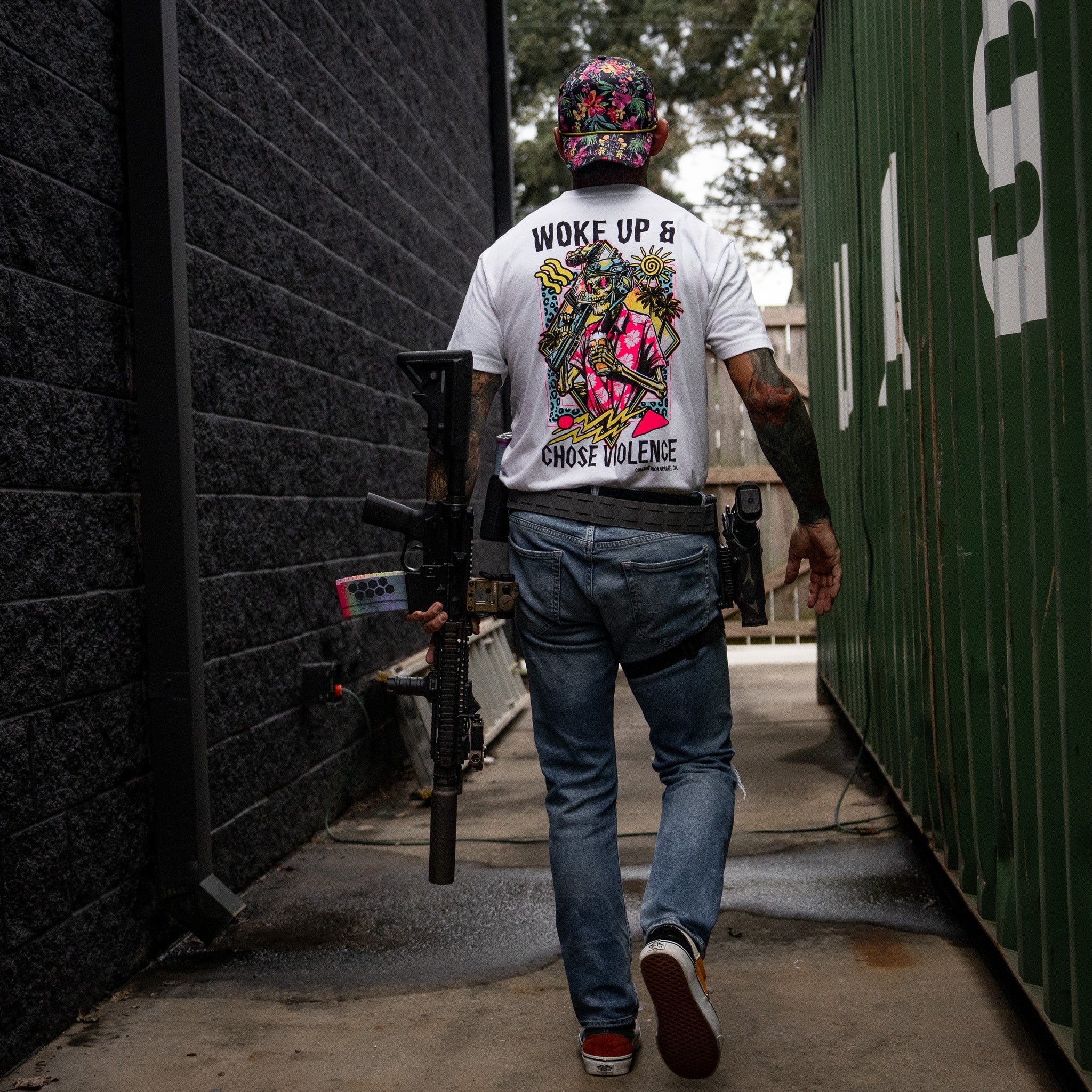 Woke Up & Chose Violence Men's T-Shirt