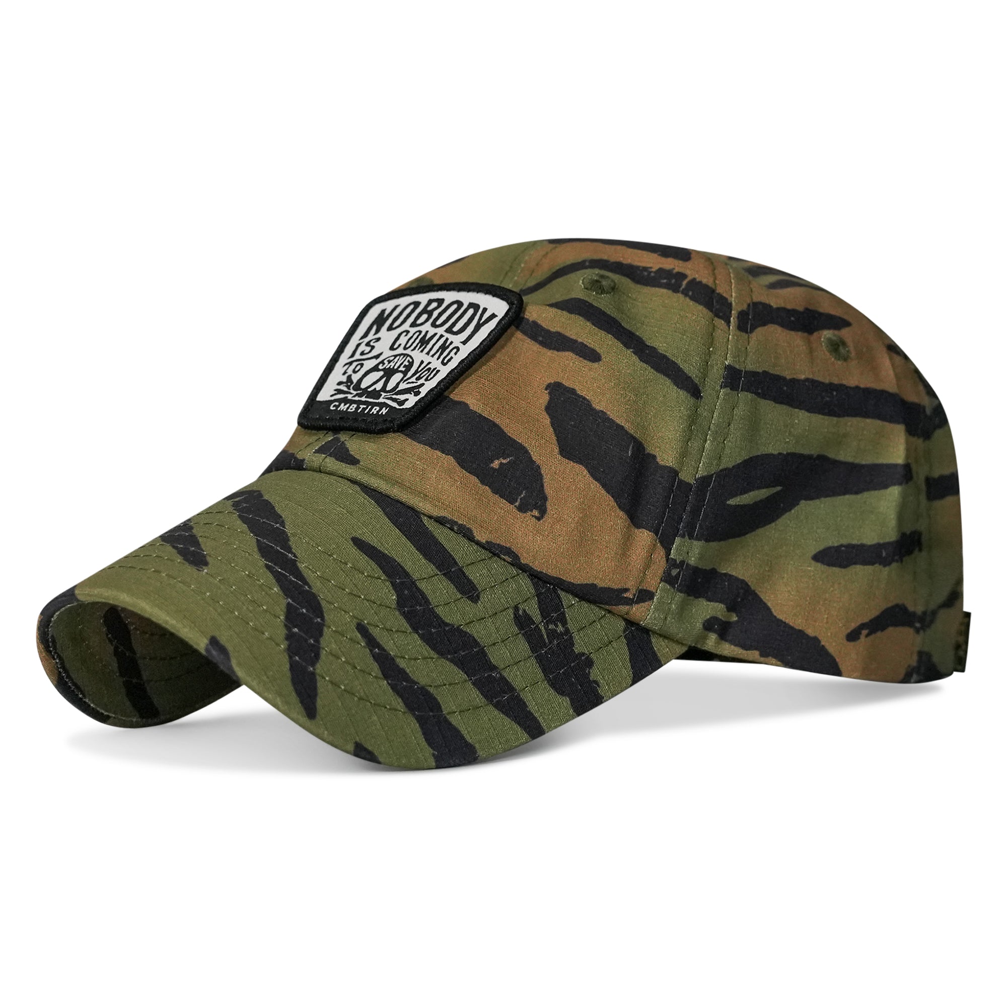 Nobody Is Coming To Save You Skull Patch RipStop Low Pro Operator Hat