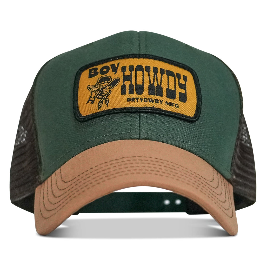 Boy Howdy Western Patch Snapback Hat
