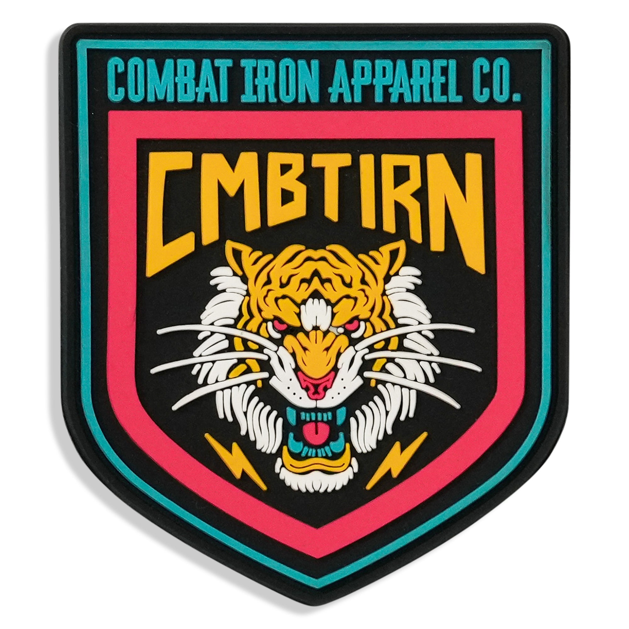 Lion Face Branded PVC Velcro Patch